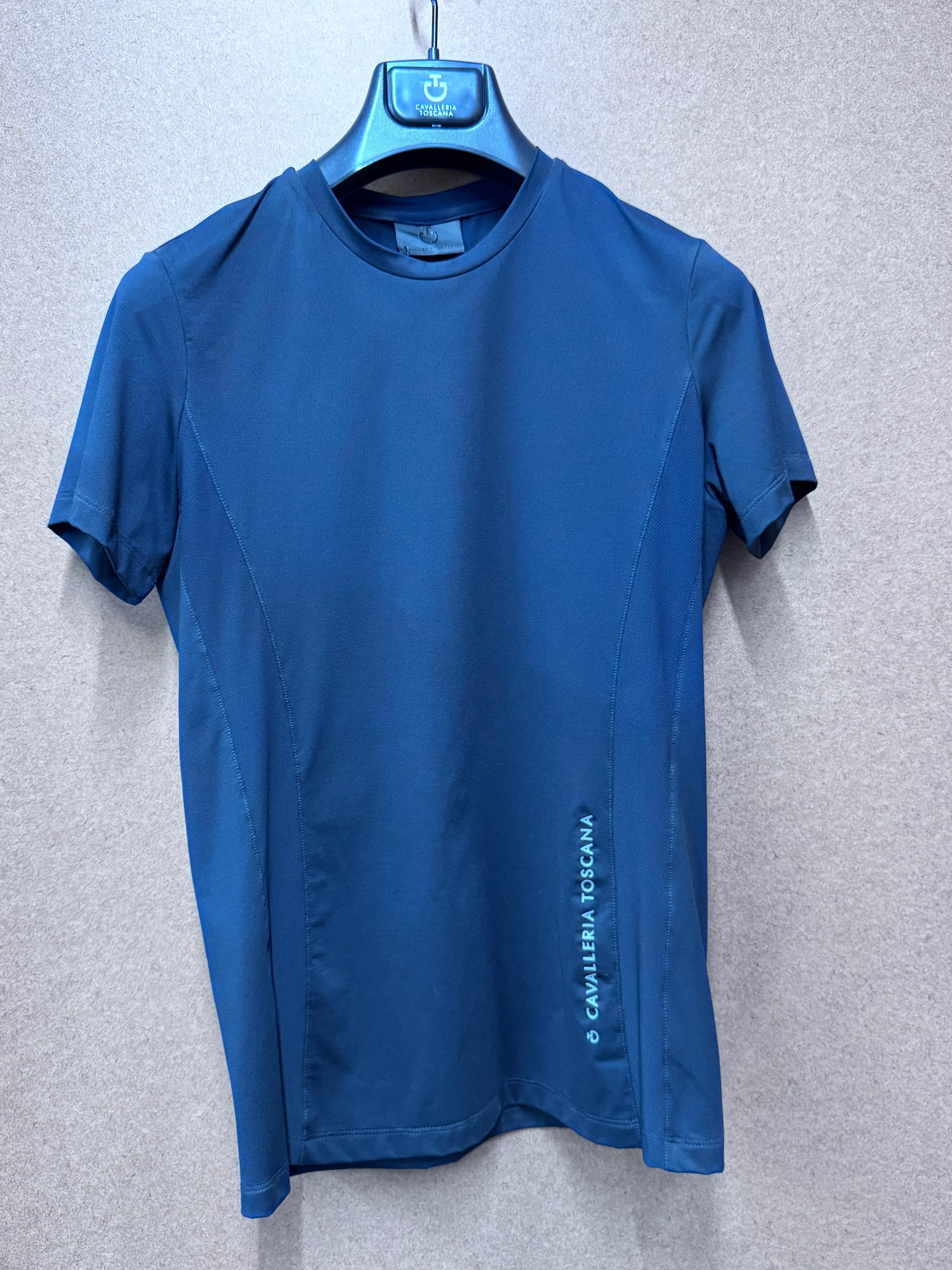 CAVALLERIA TOSCANA WOMEN'S JERSEY MESH T-SHIRT