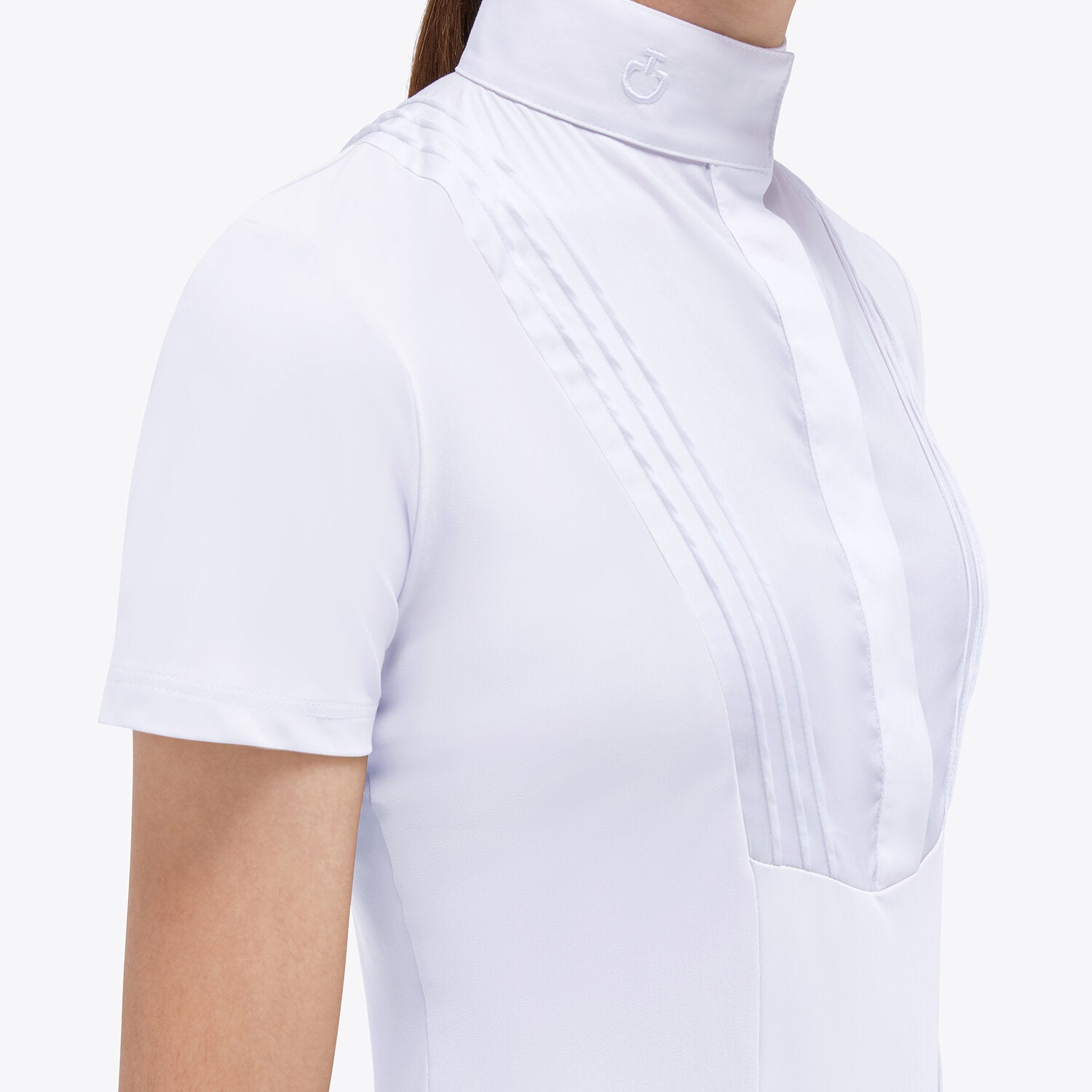 CAVALLERIA TOSCANA GIRLS S/S JERSEY COMPETITION SHIRT W/ BIB