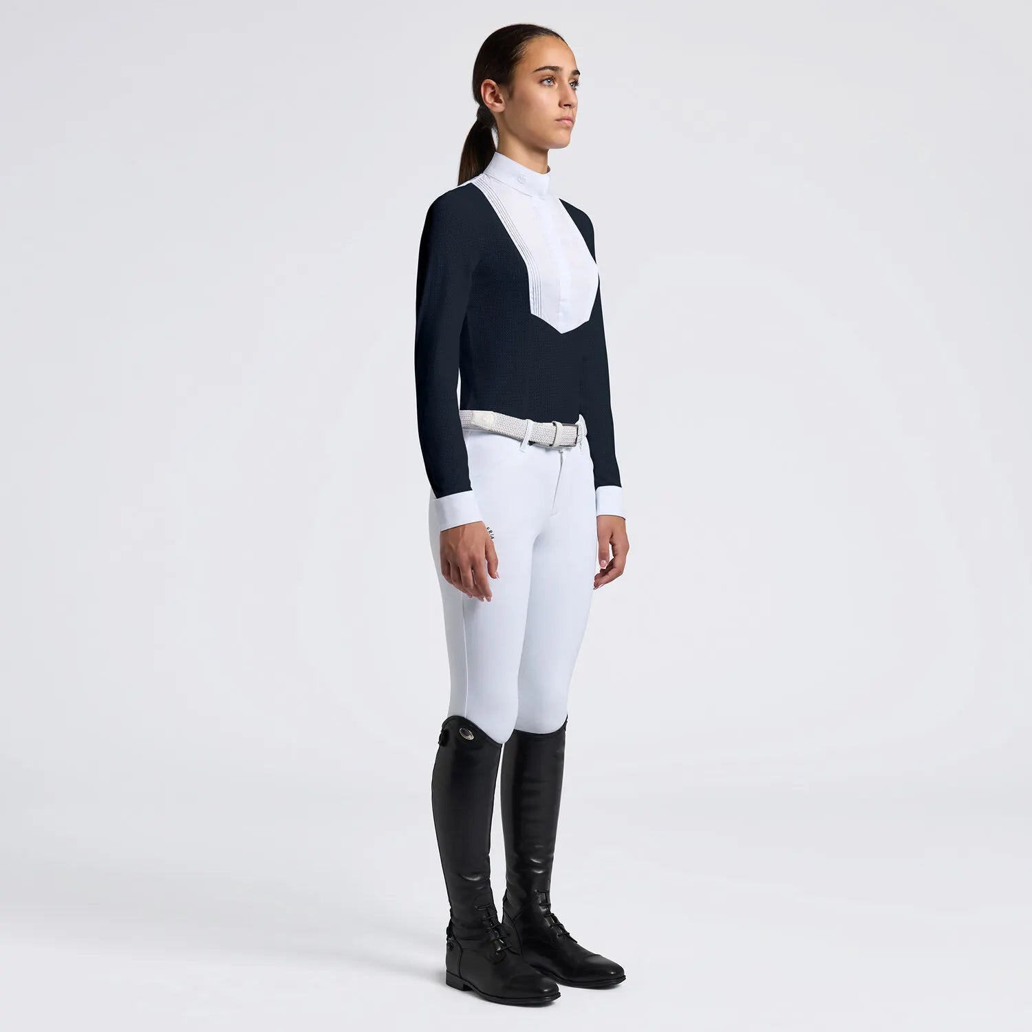 CAVALLERIA TOSCANA GIRLS' LONG-SLEEVE JERSEY COMPETITION SHIRT