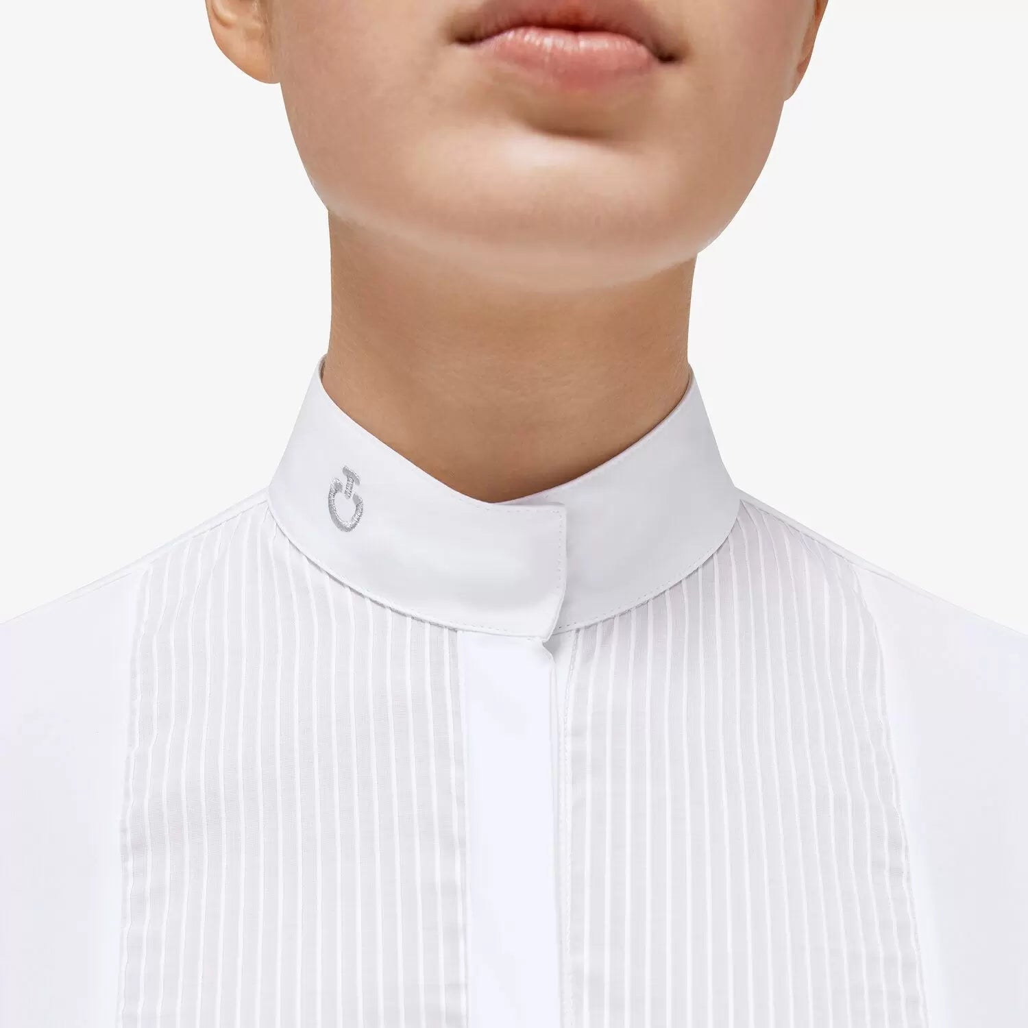 CAVALLERIA TOSCANA WOMEN'S Jersey w/ Cotton Pleated Bib Cuff L/S COMPETITION SHIRT