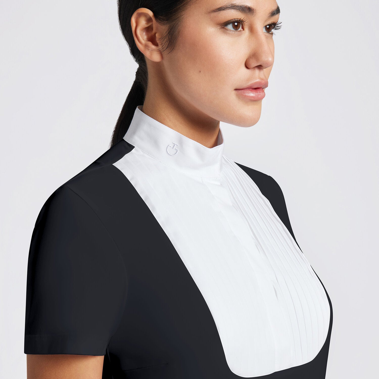 CAVALLERIA TOSCANA WOMEN'S PLEATED BIB JERSEY S/S COMPETITION SHIRT