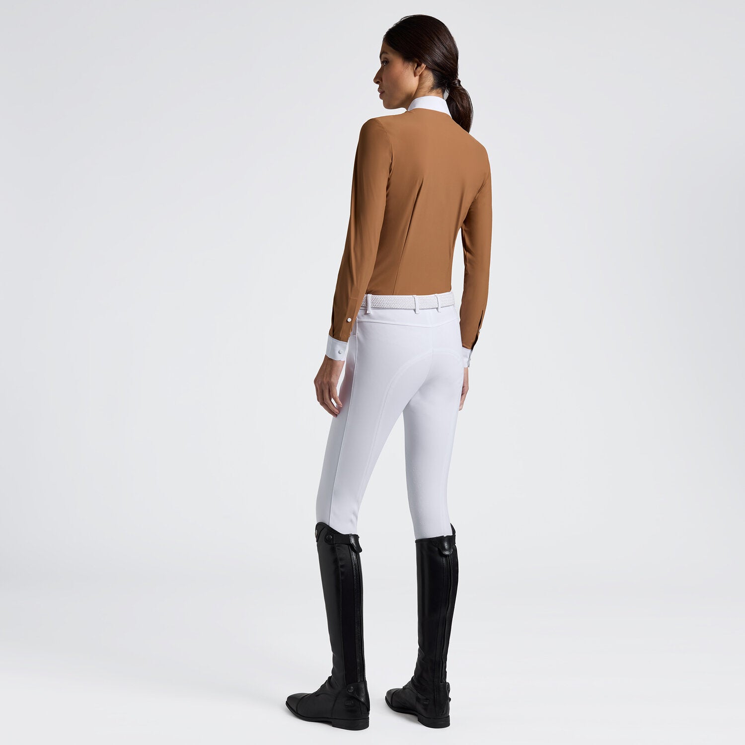 CAVALLERIA TOSCANA WOMEN'S L/S HEAT SEALED BIB COMPETITION SHIRT