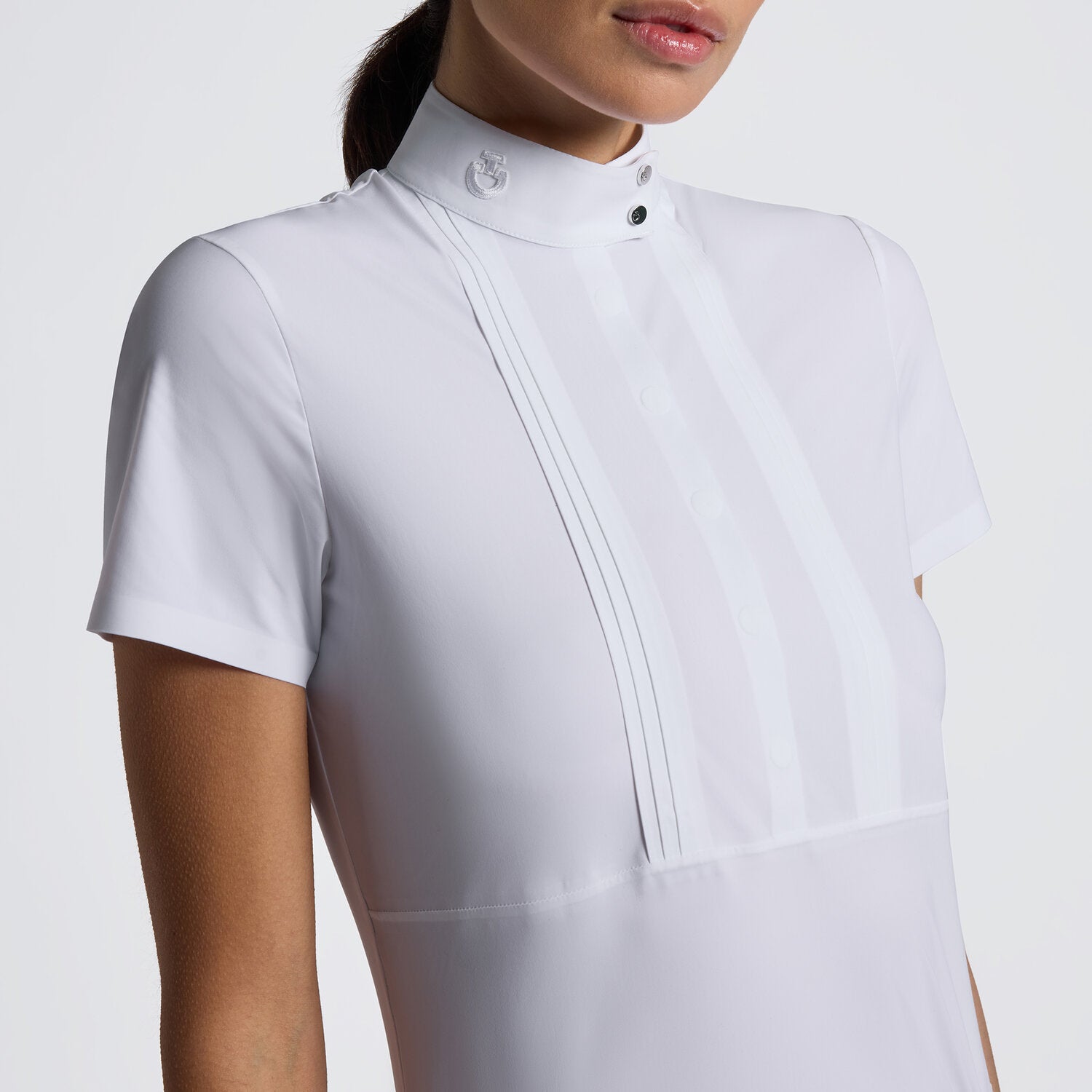 CAVALLERIA TOSCANA WOMEN'S S/S HEAT SEALED BIB COMPETITION SHIRT