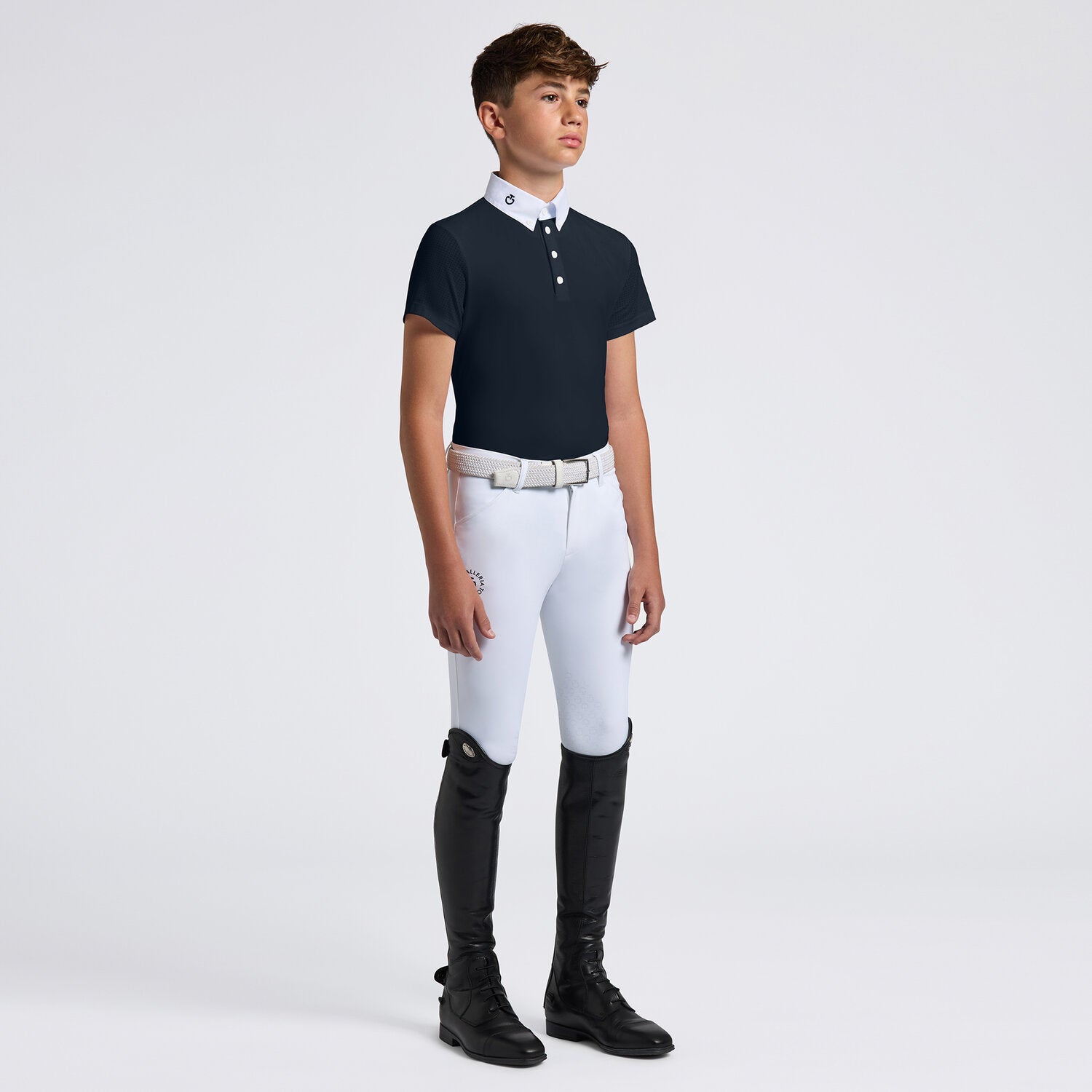 CAVALLERIA TOSCANA BOYS Perforated Jersey Inserts S/S