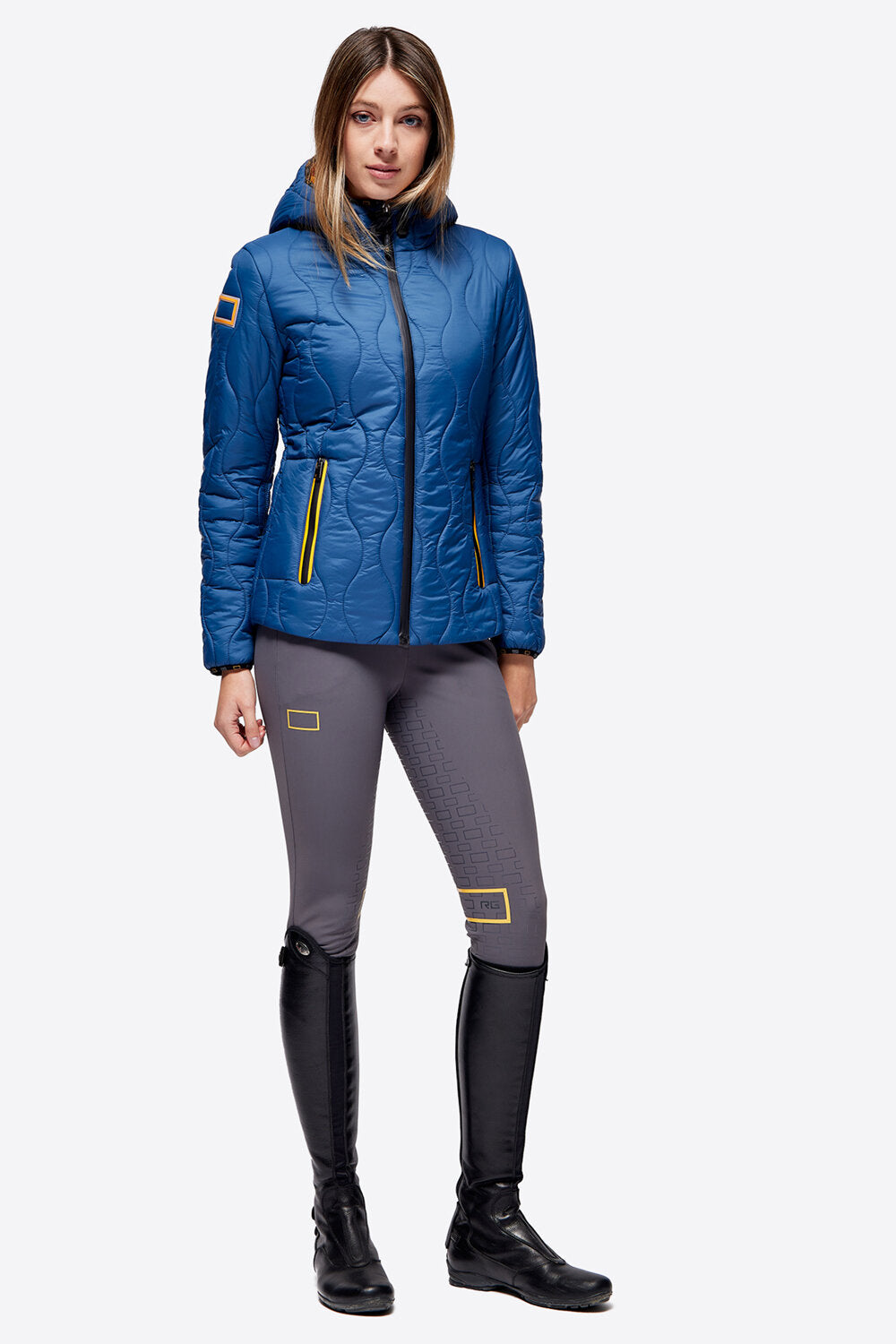 RG WOMENS Nylon Hooded Puffer Jacket