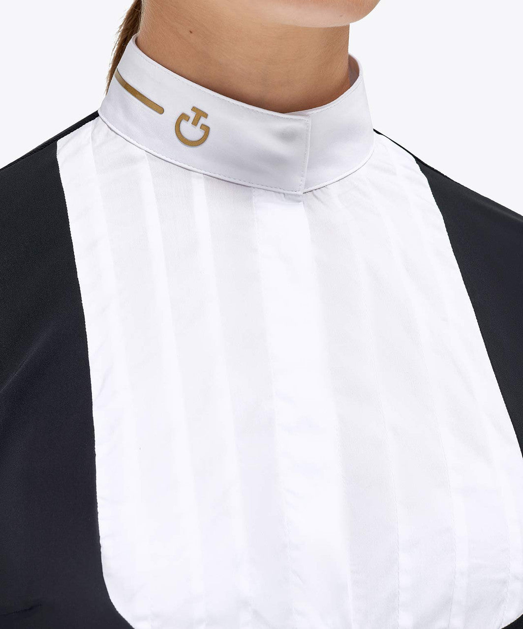 CT REVO Pleated Cotton Bib Tech Knit L/S Competition Shirt 0001 L