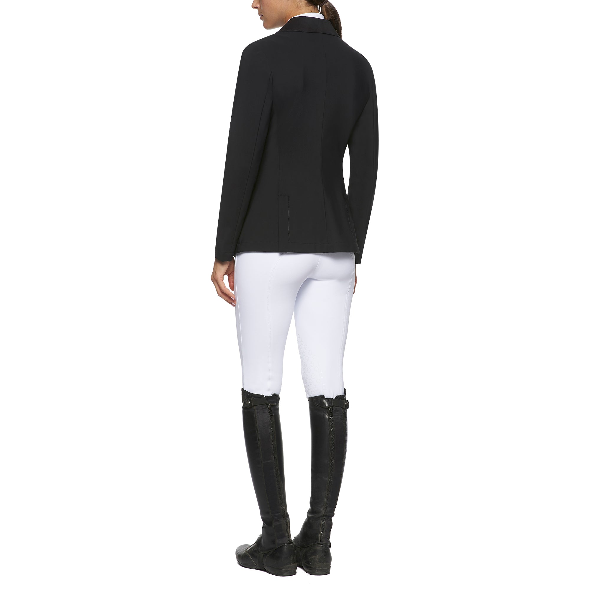 CAVALLERIA TOSCANA Lightweight Jersey Zip Riding Jacket
