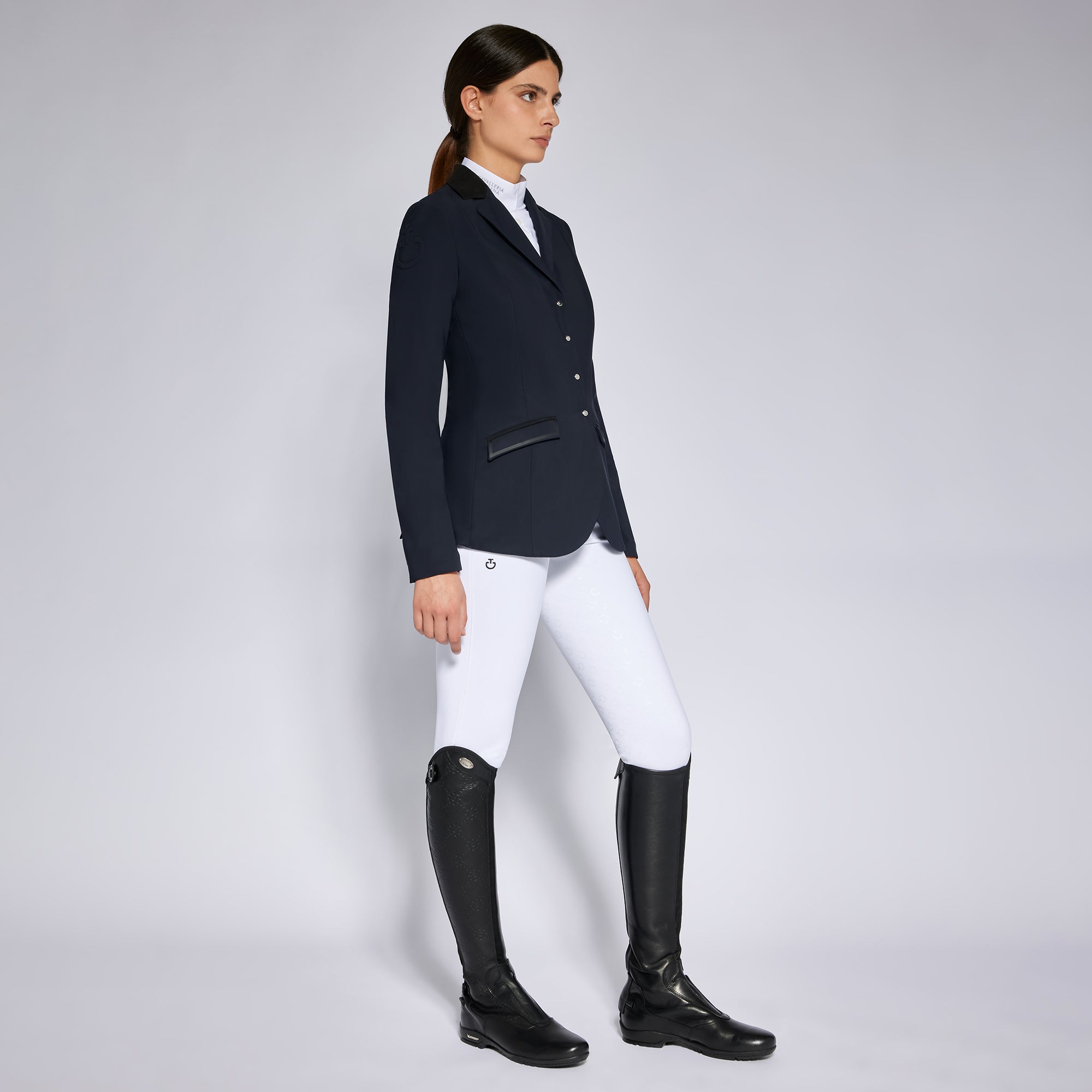 CAVALLERIA TOSCANA Lightweight Jersey Zip Riding Jacket