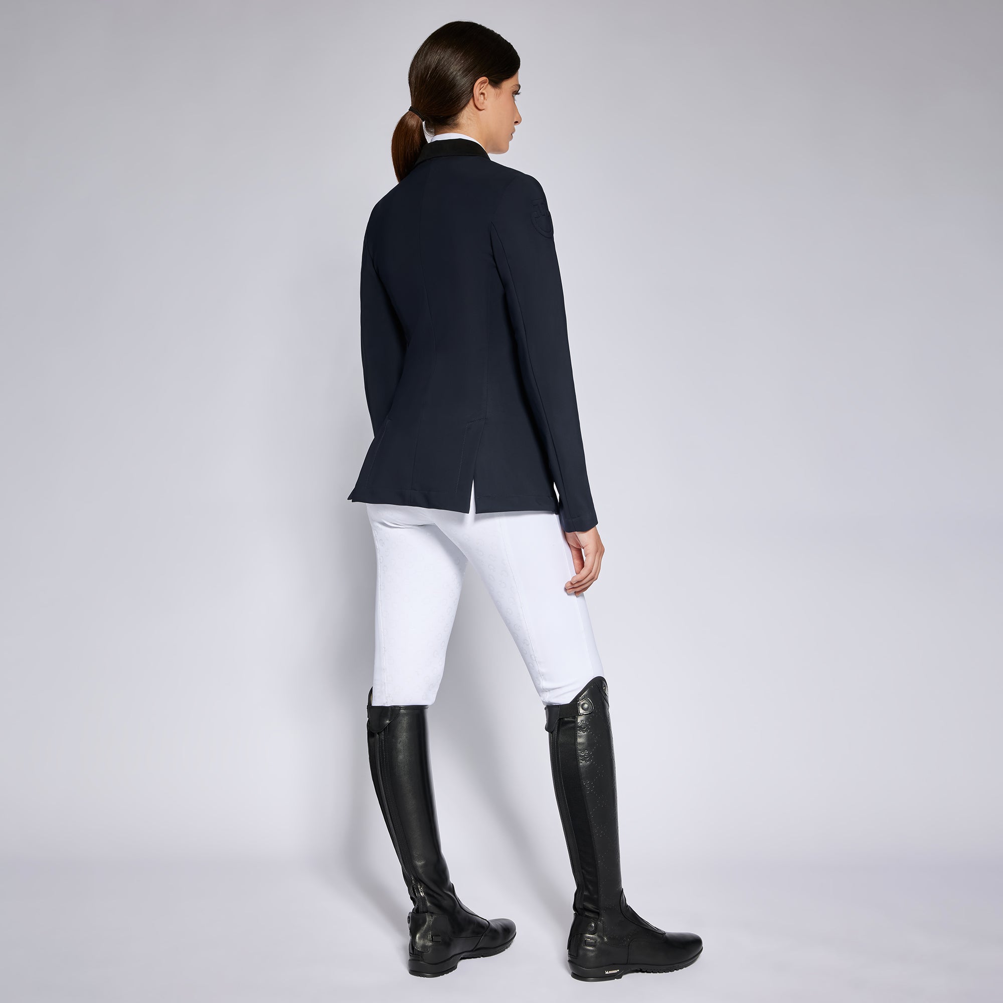 CAVALLERIA TOSCANA Lightweight Jersey Zip Riding Jacket