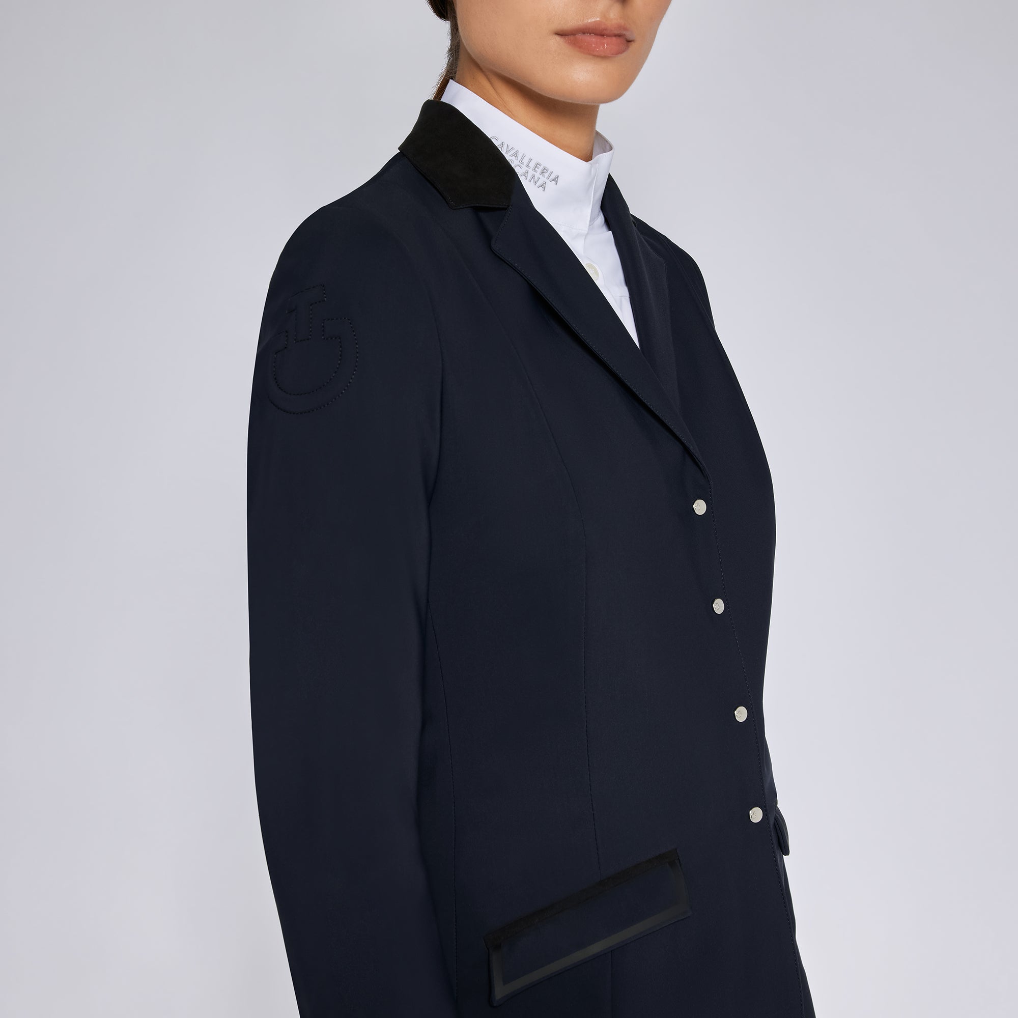 CAVALLERIA TOSCANA Lightweight Jersey Zip Riding Jacket