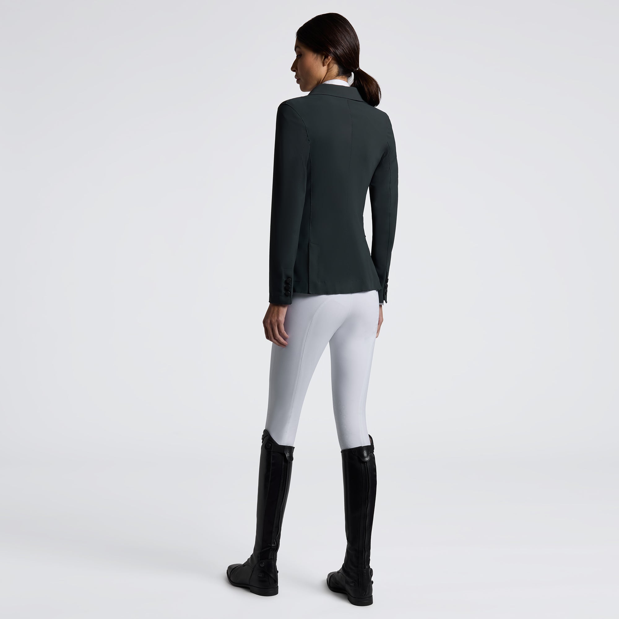 CAVALLERIA TOSCANA WOMEN'S RAW CUT COMPETITION JACKET WITH BUTTONS