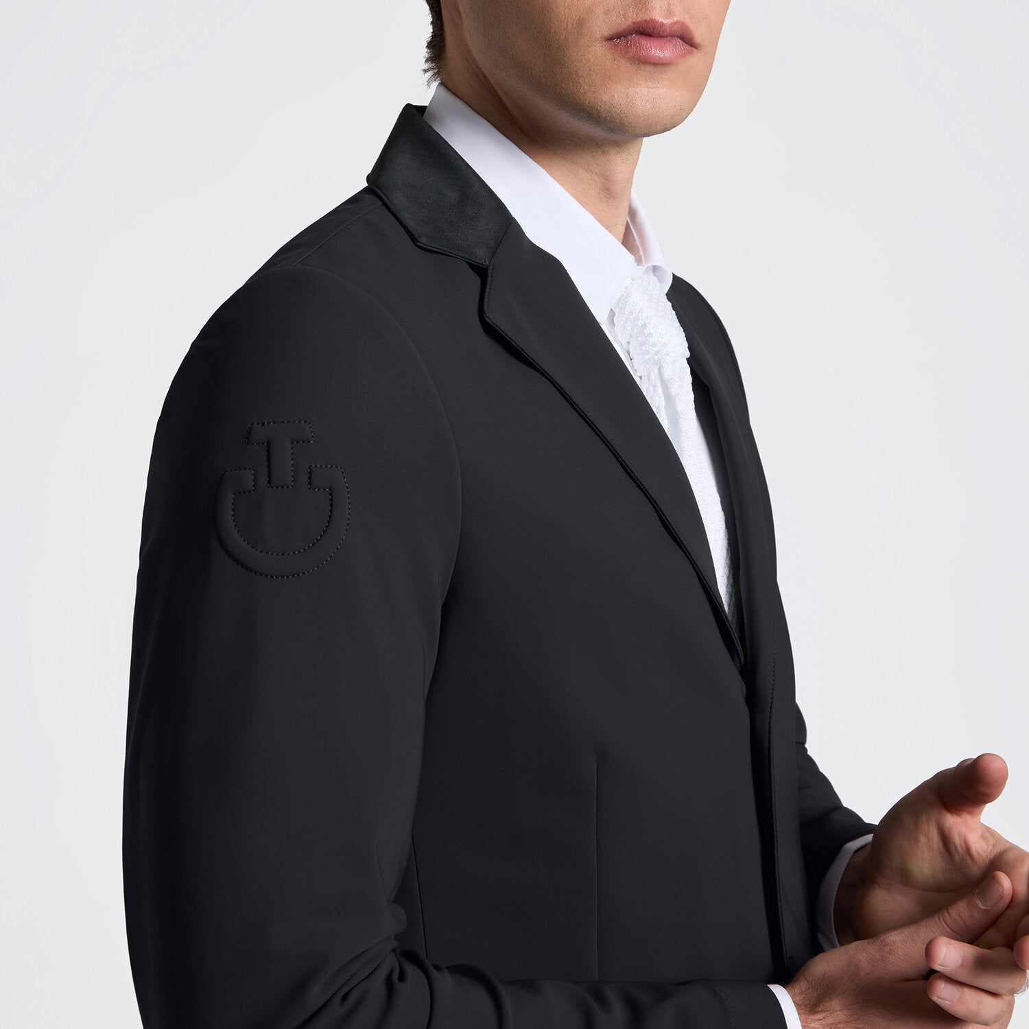 CAVALLERIA TOSCANA MEN'S LIGHTWEIGHT ZIP RIDING JACKET