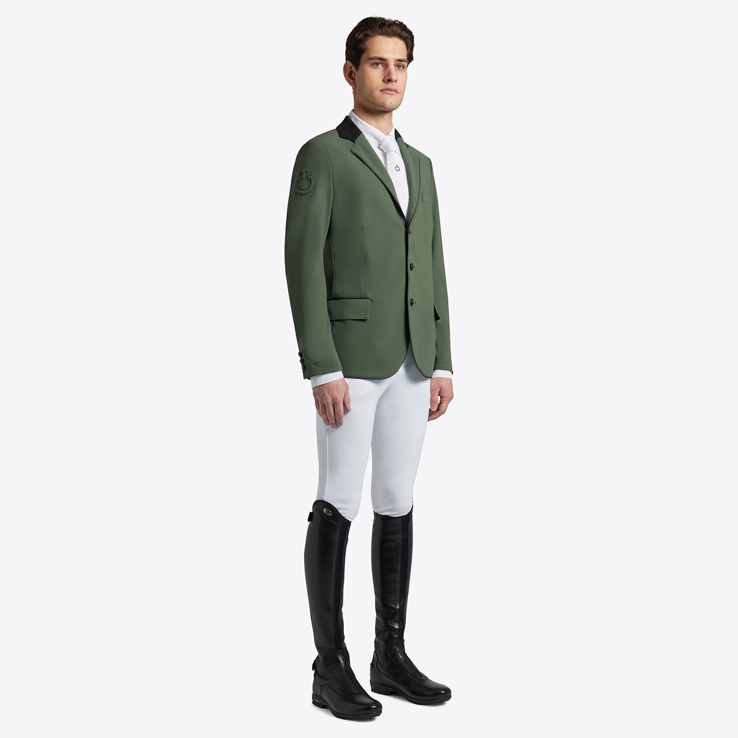 CAVALLERIA TOSCANA MENS Lightweight Jersey Riding Jacket