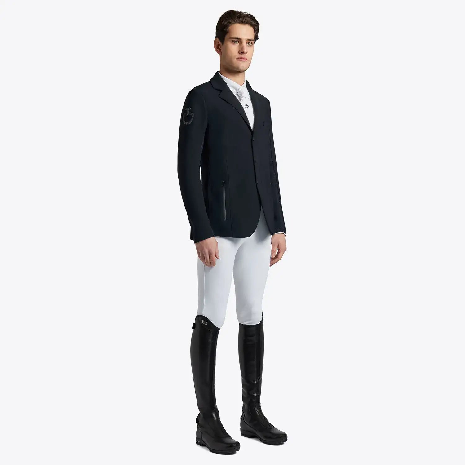 MEN'S REVOLUTION ZIP RIDING JACKET, MADE FROM BREATHABLE JERSEY WITH TECHNICAL KNIT INSERTS 9999 46