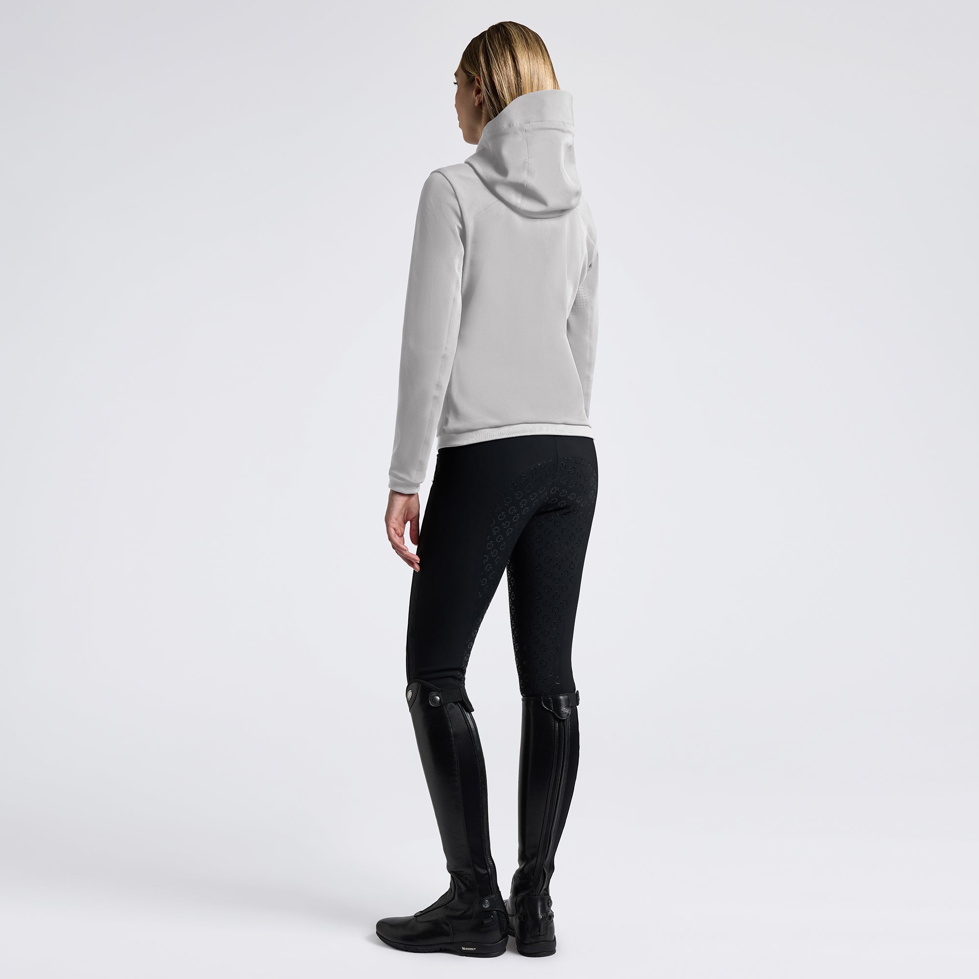 Cavalleria Toscana Perforated Jersey Inserts w/ Hooded Softshell Jacket