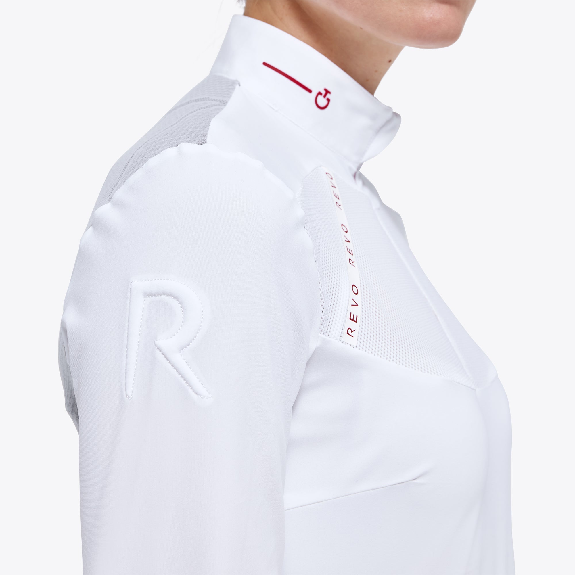 CAVALLERIA TOSCANA Revo Red Label Tech Knit L/S Zip Competition Polo