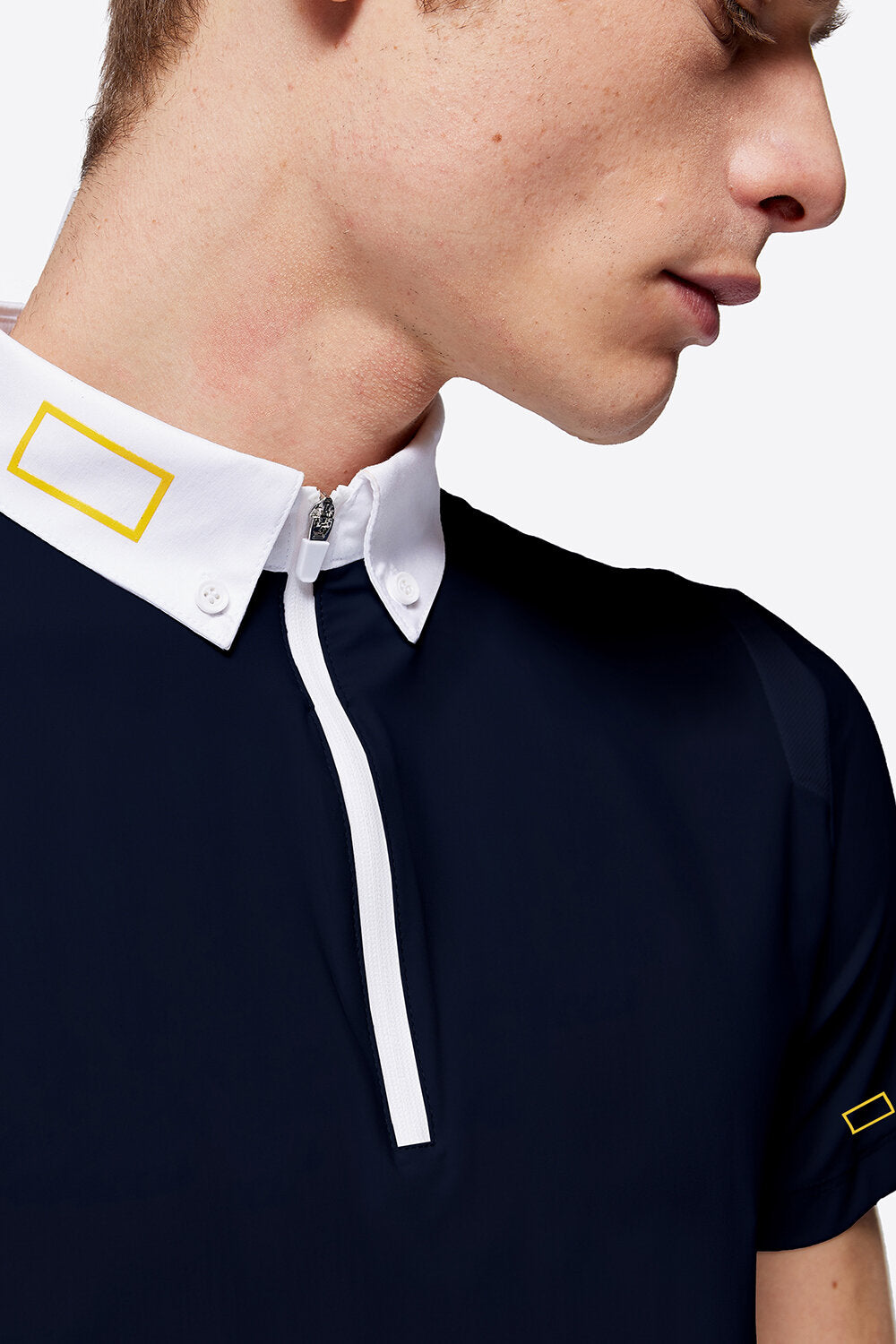 RG MENS Jersey S/S Zip Competition Polo