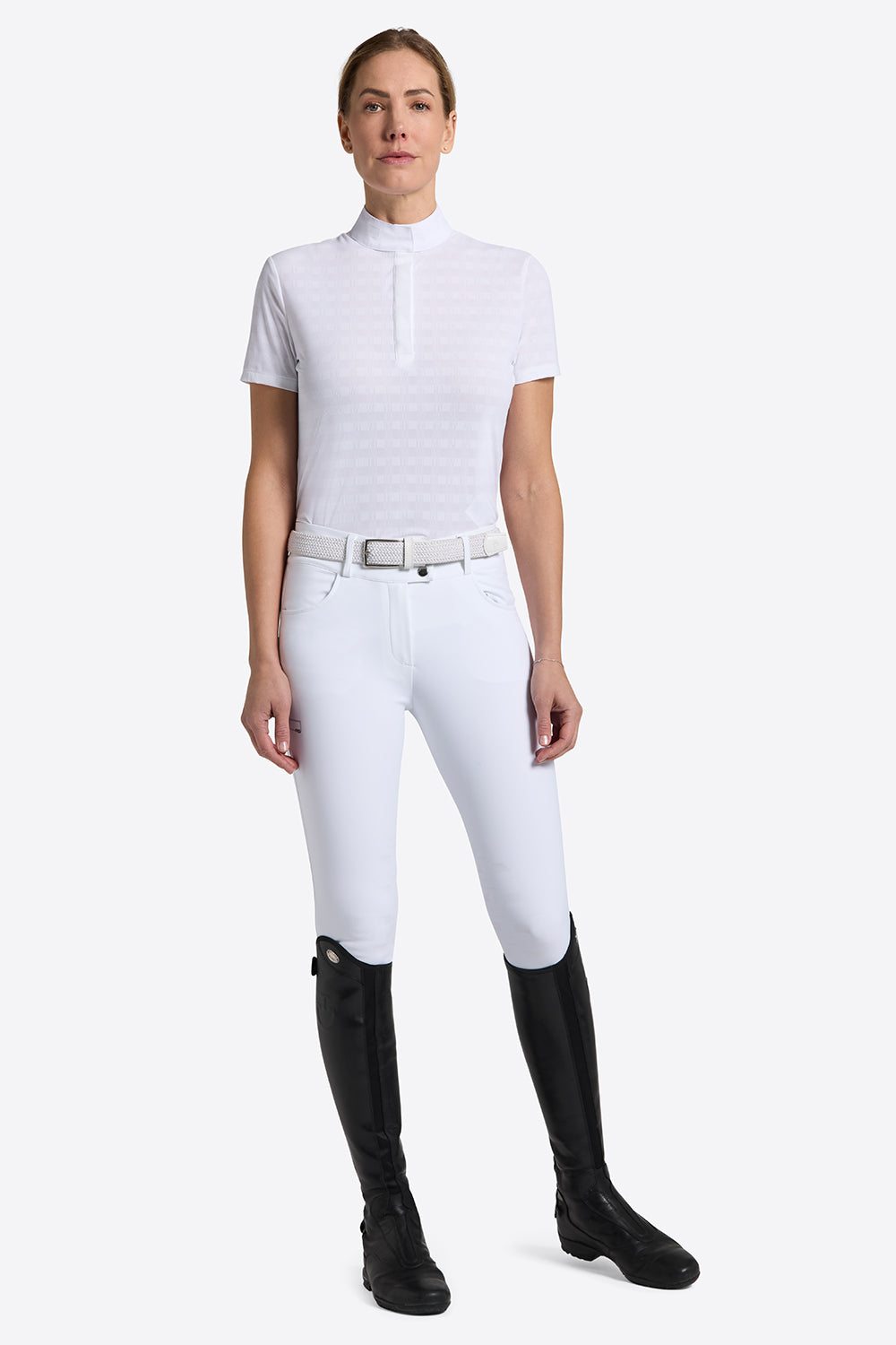 RG WOMEN'S SHORT-SLEEVE JACQUARD COMPETITION SHIRT