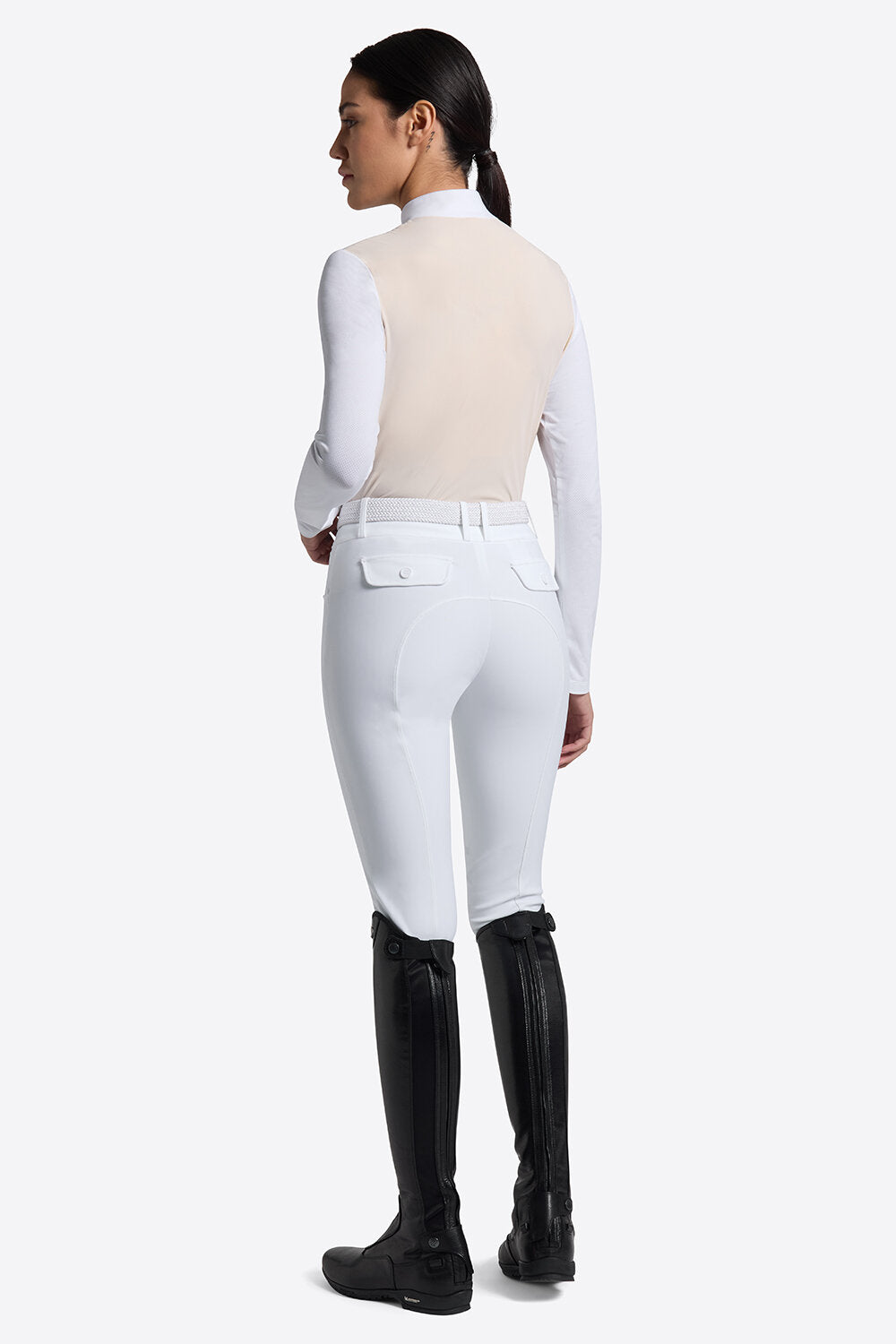 RG WOMEN'S L/S JERSEY W/ PERFORATED INSERT