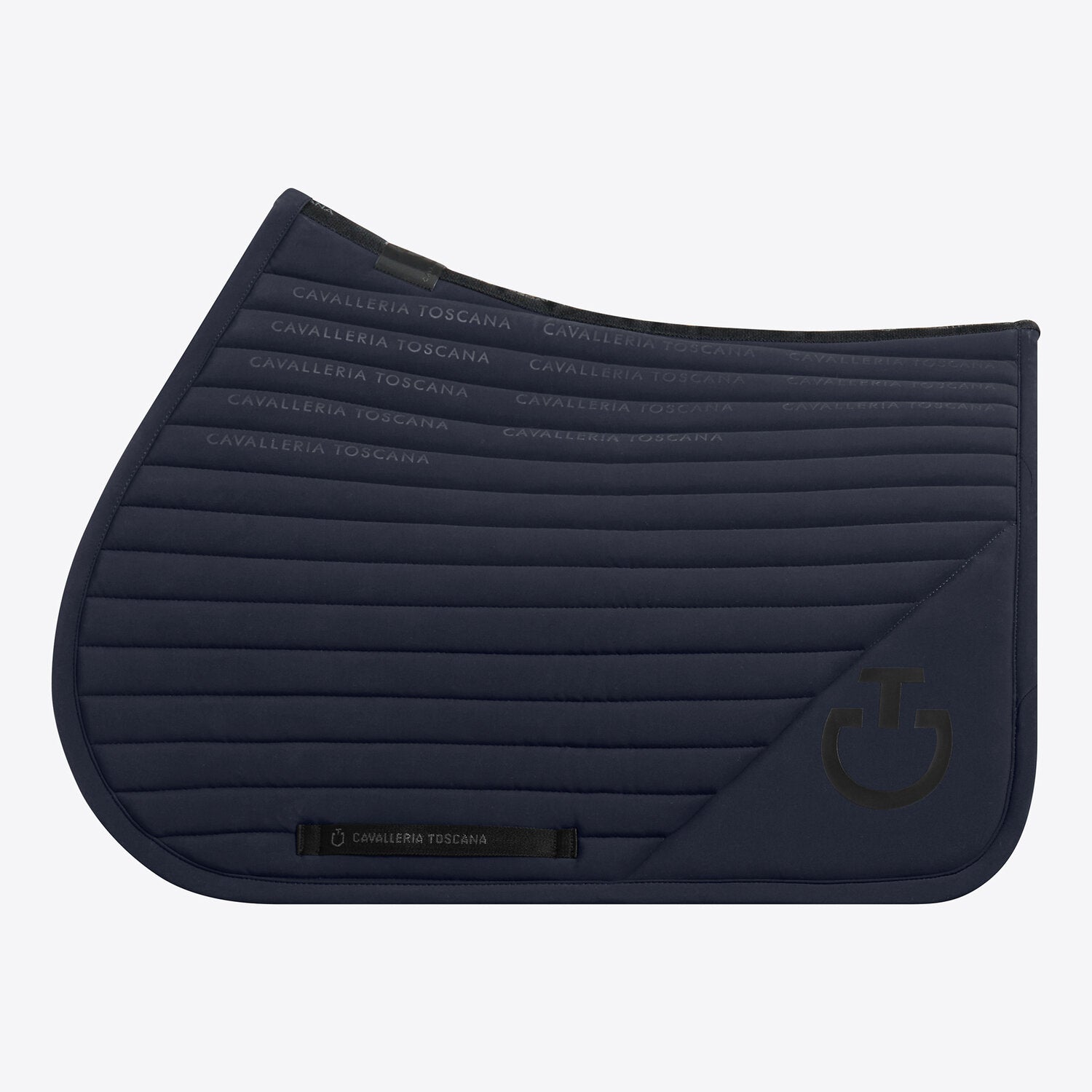 Cavalleria Toscana Jumping Saddle Pad in Logo Print Jersey