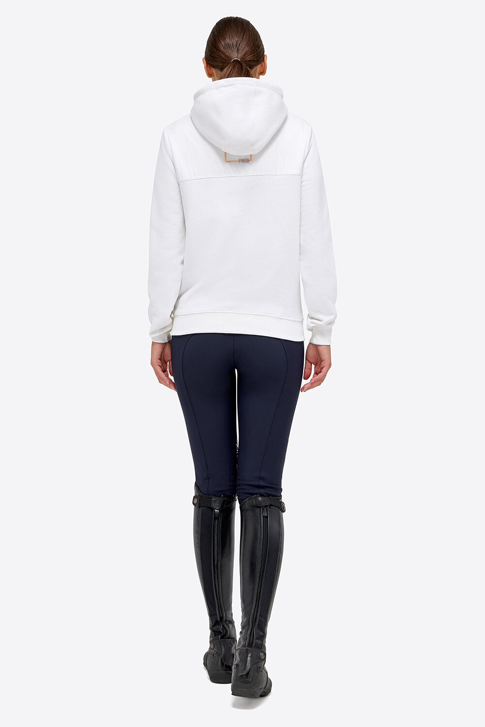 RG WOMENS Cotton/Nylon Hooded Zip Sweatshirt