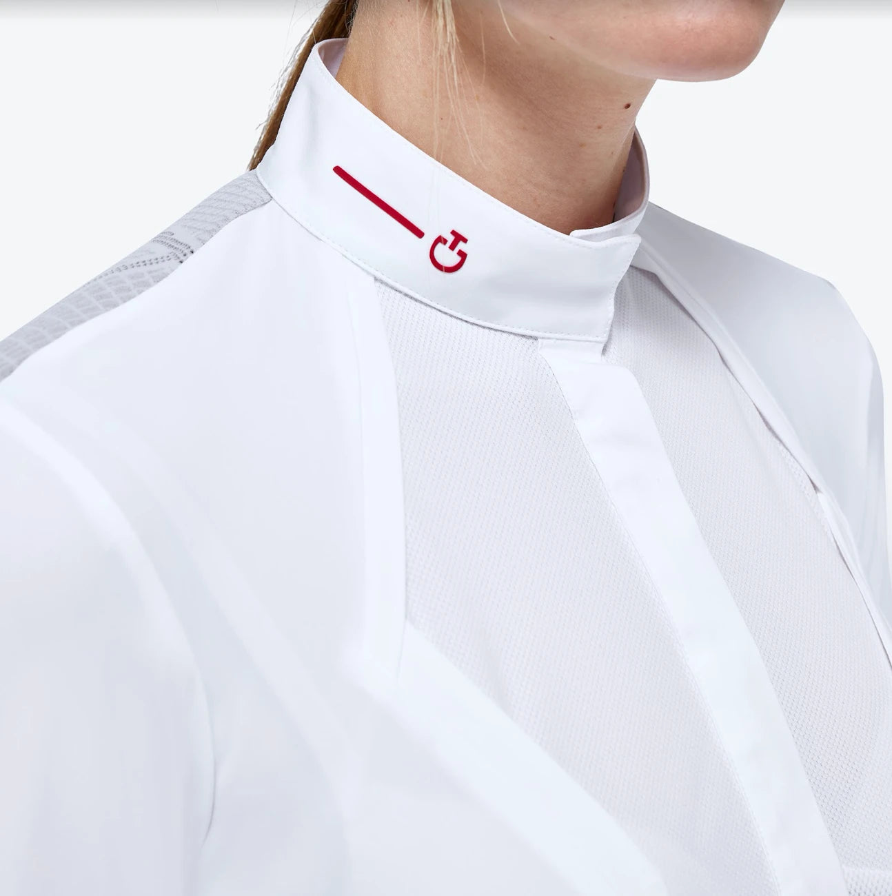 CAVALLERIA TOSCANA WOMEN'S REVO TECH KNIT L/S COMPETITION SHIRT