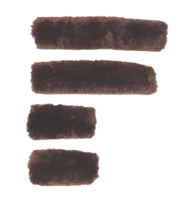 KENTUCKY Sheepskin Halter Set 9 pieces Brown