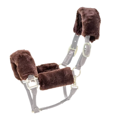 KENTUCKY Sheepskin Halter Set 4 pieces