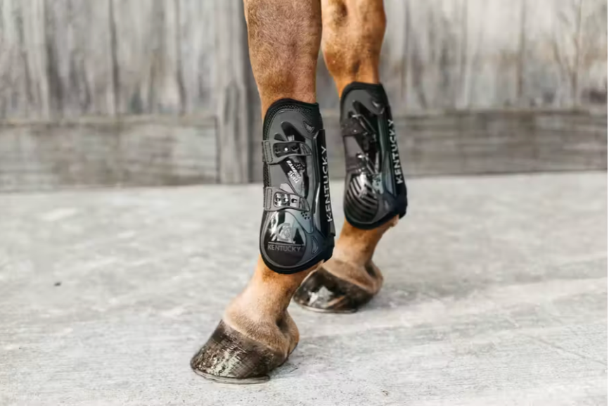 KENTUCKY HORSEWEAR Tendon Boots Bamboo Elastic Black
