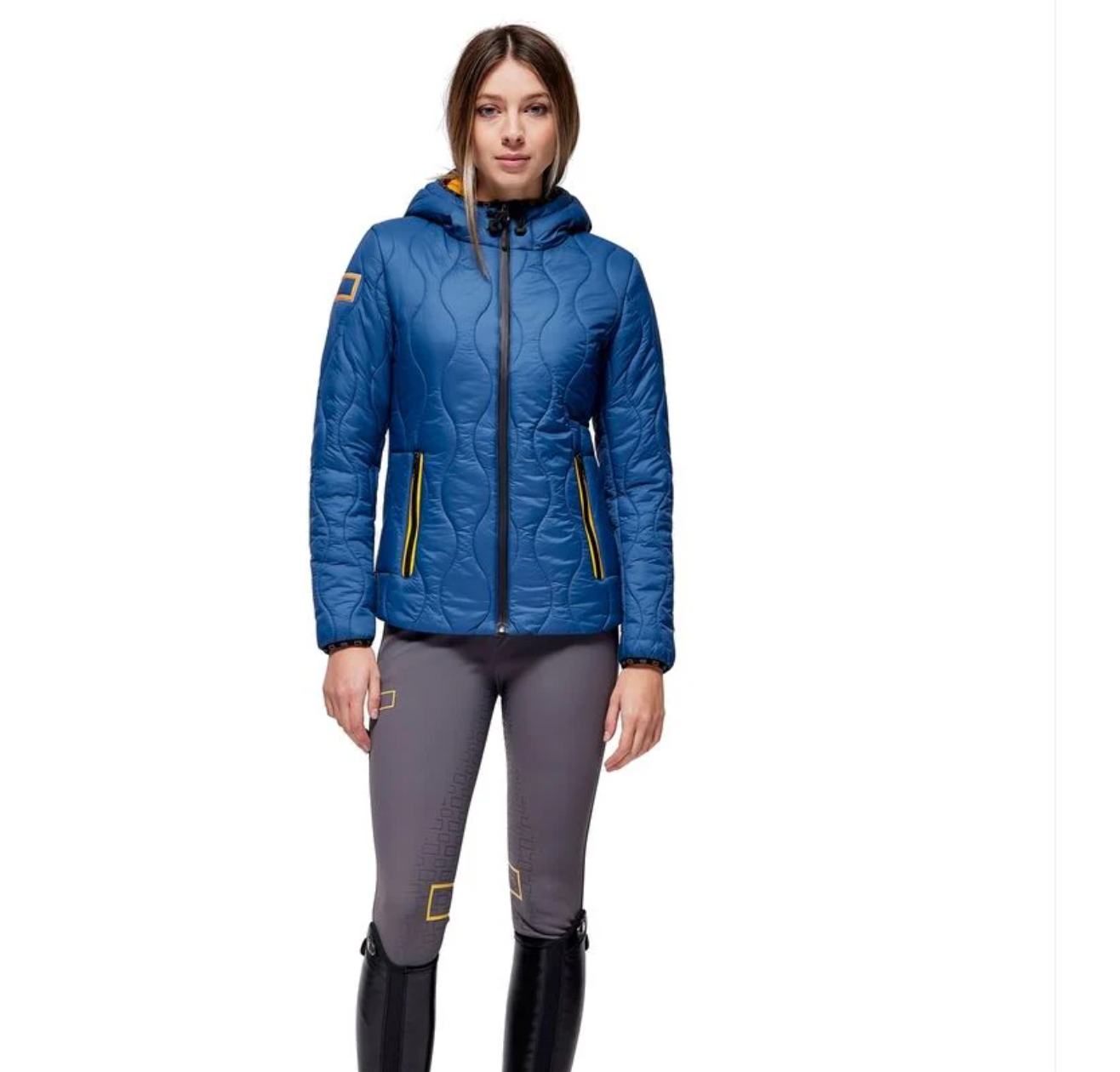 RG WOMENS Nylon Hooded Puffer Jacket