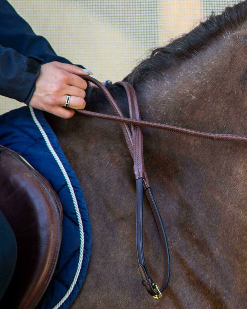DY'ON 1/2 RUBBER REINS - D COLLECTION image 2