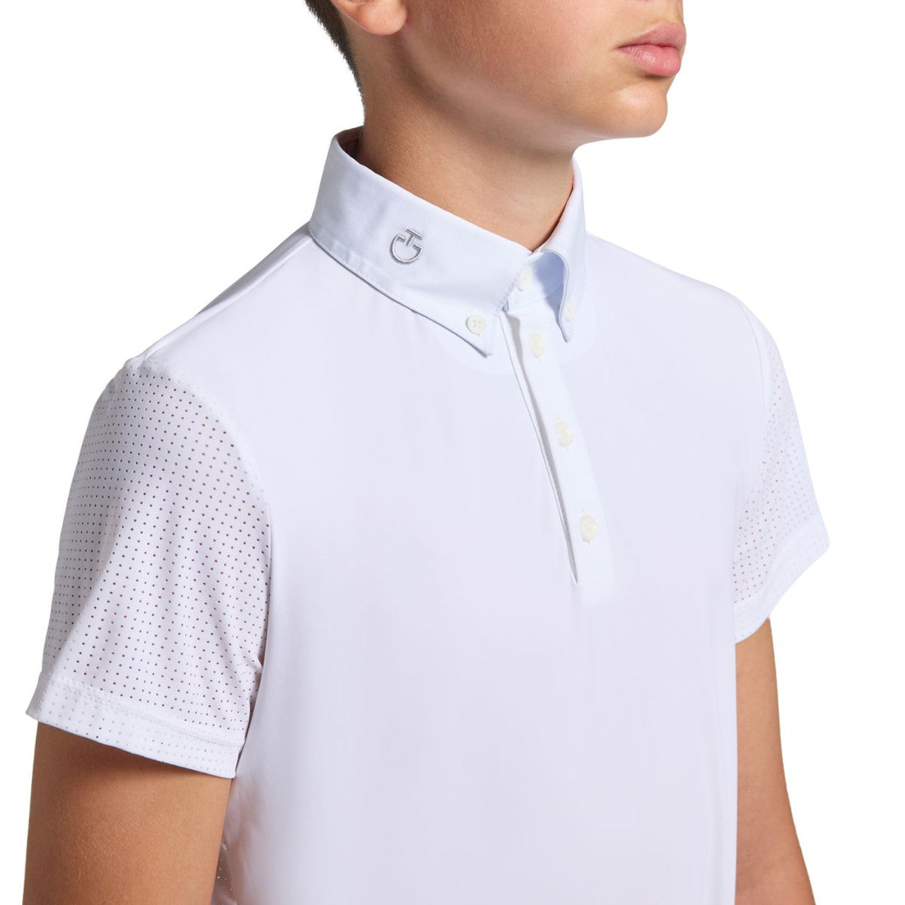 CAVALLERIA TOSCANA BOYS Perforated Jersey Inserts S/S