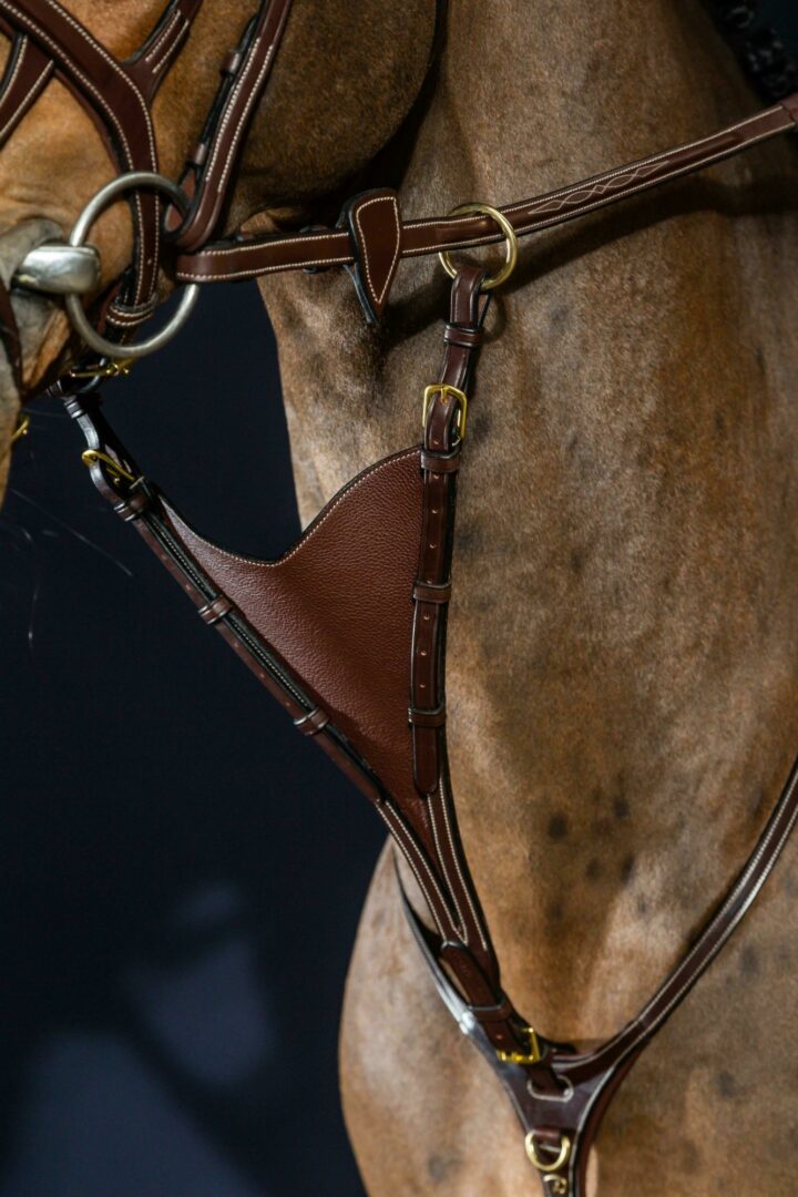 DYON SOFT BIB MARTINGALE ATTACHMENT - D COLLECTION BROWN