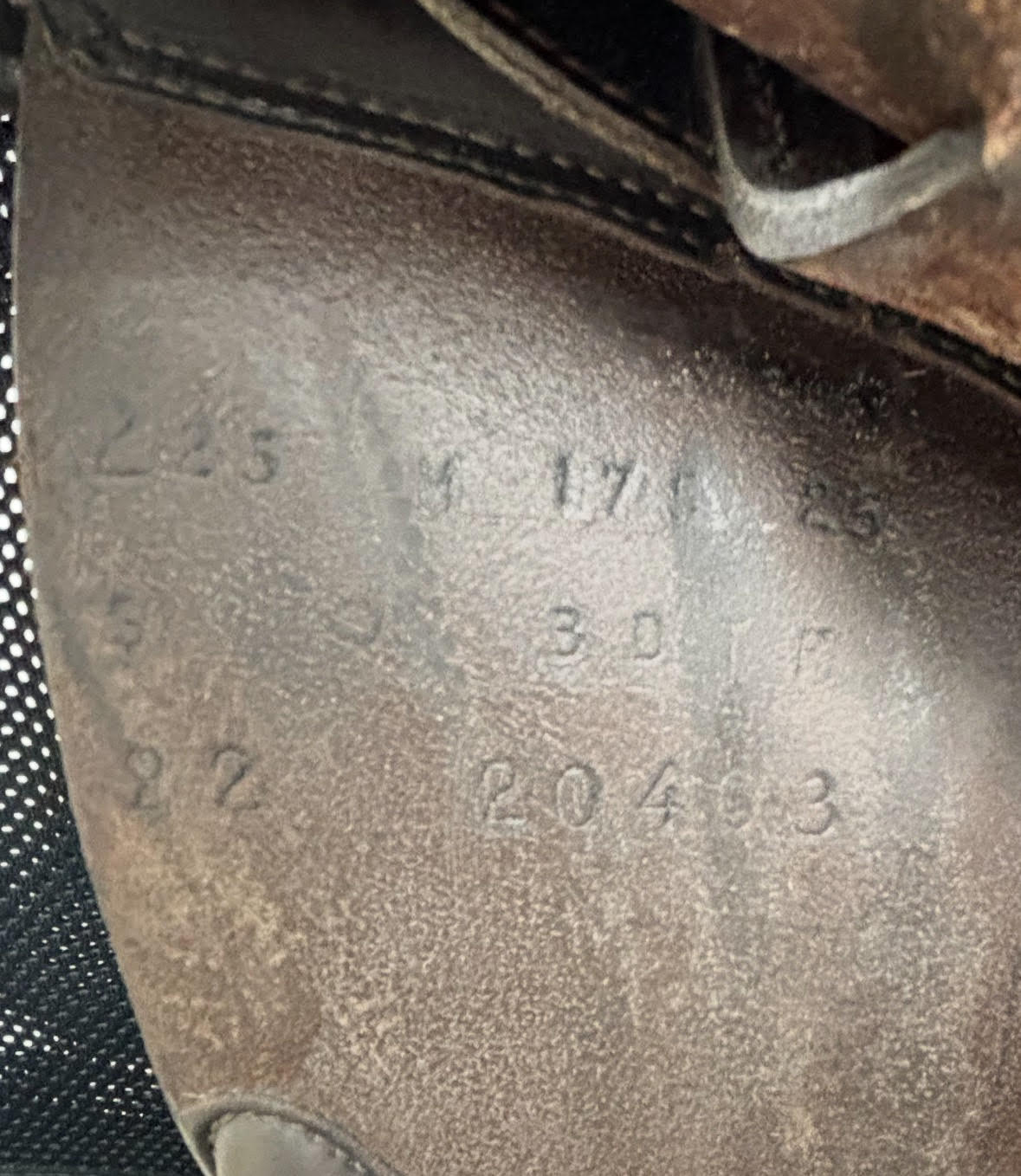 Butet Used Saddle 17.5" - Semi-deep