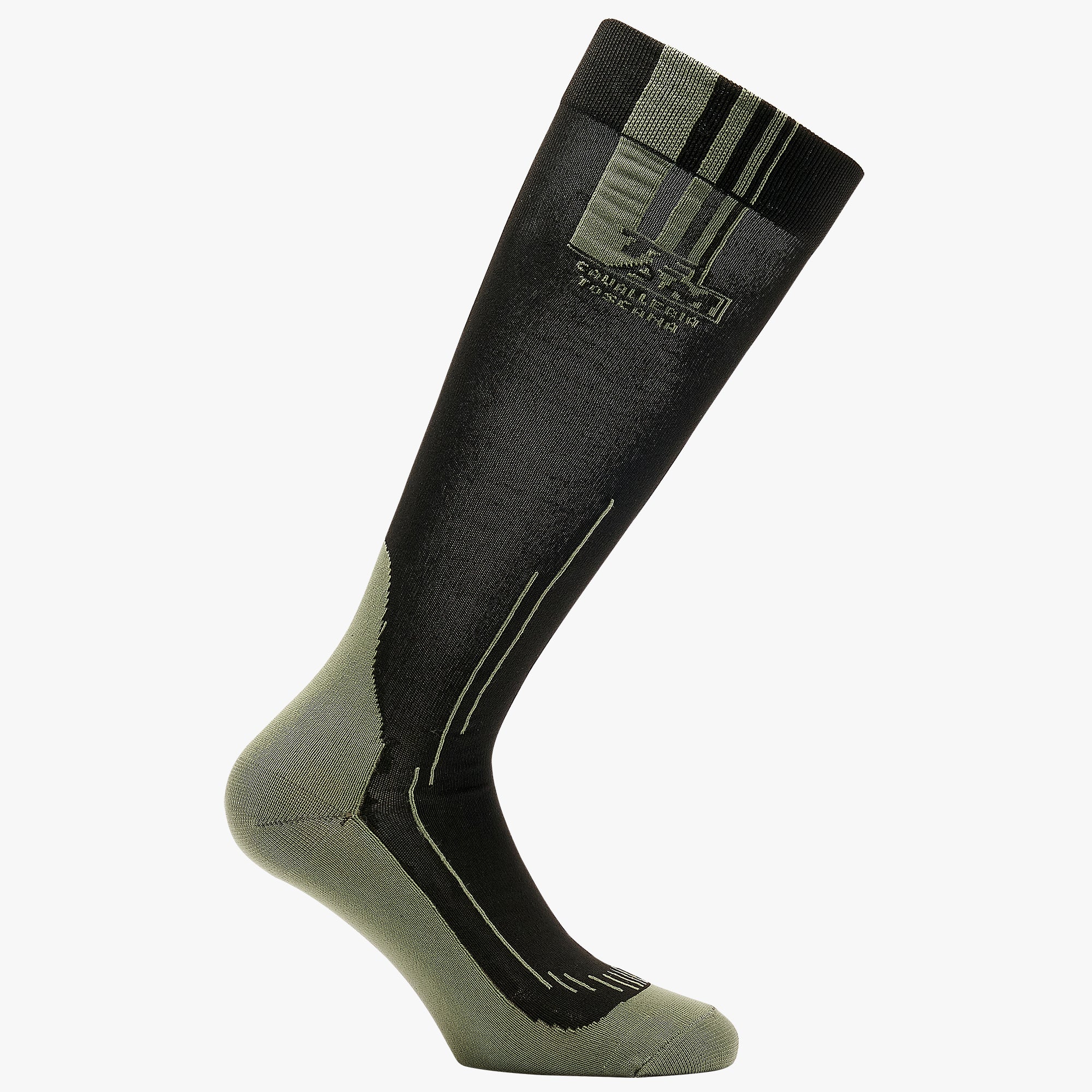 CAVALLERIA TOSCANA Team Raceway Socks - Green/Black