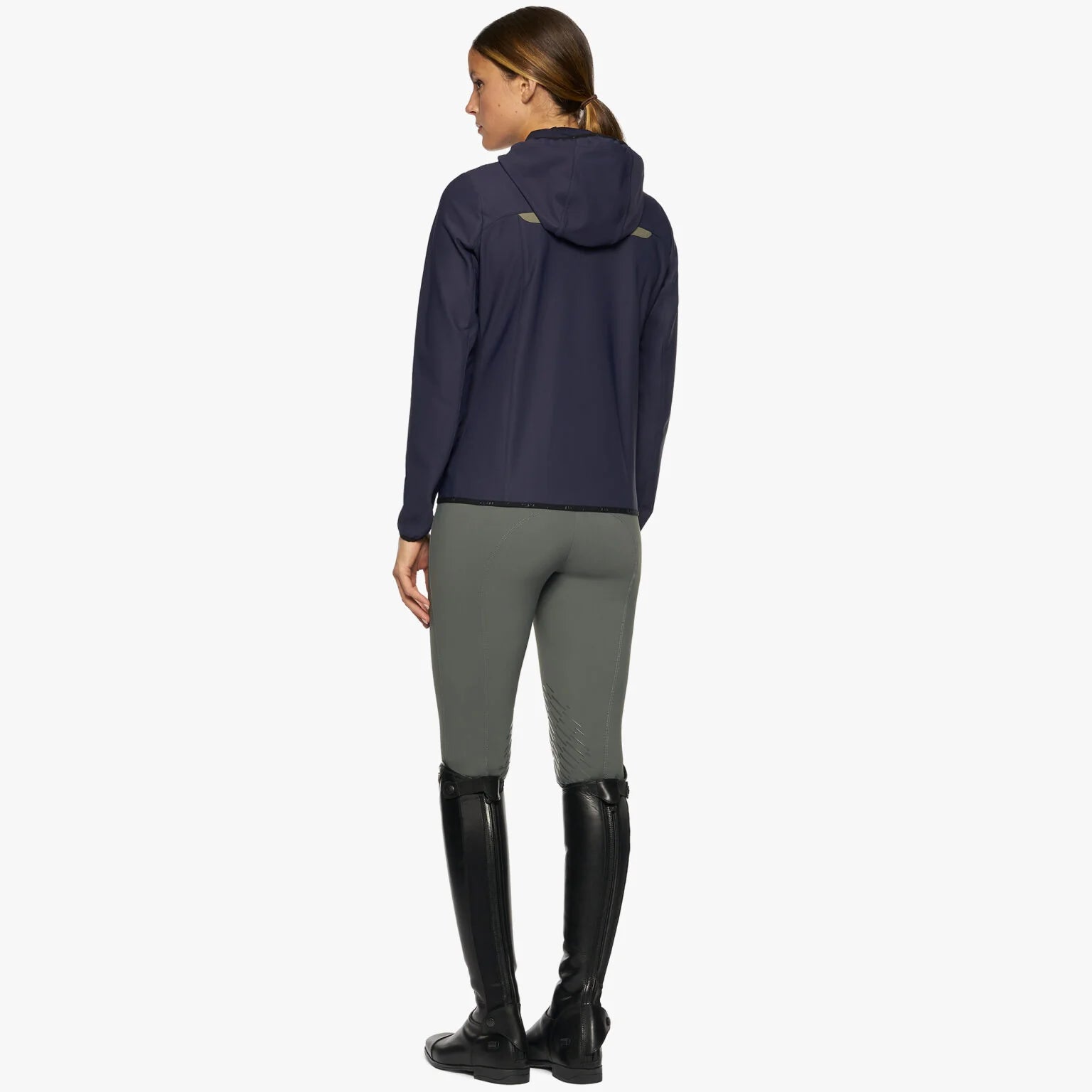 CAVALLERIA TOSCANA WOMENS TEAM HIGHLIGHT JERSEY HOODED SOFTSHELL
