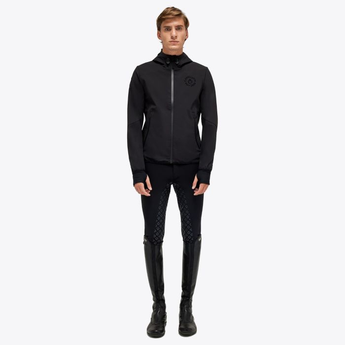 CAVALLERIA TOSCANA Train Hard Hooded Softshell Jacket Black