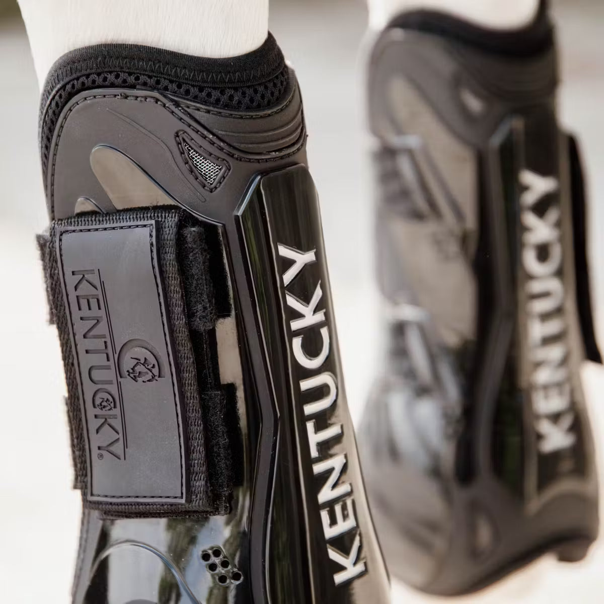 Kentucky Tendon Boot Velcro Bamboo Black