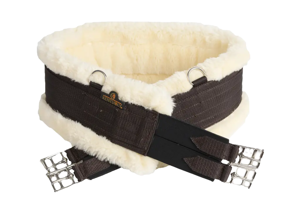 KENTUCKY HORSEWEAR Nylon Sheepskin Girth image 0