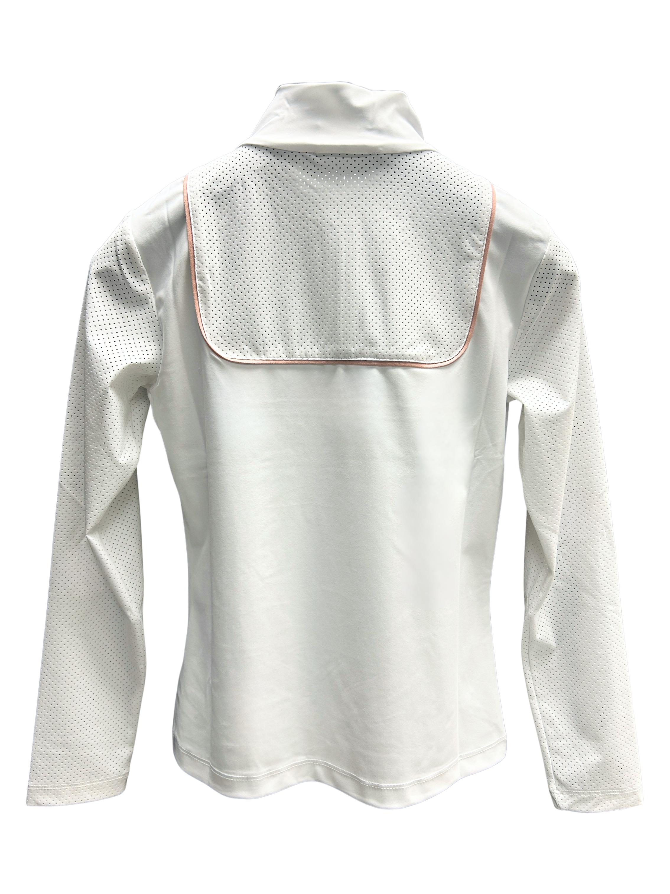 CAVALLERIA TOSCANA GIRL'S L/S JERSEY W/ PIPING TRAINING POLO