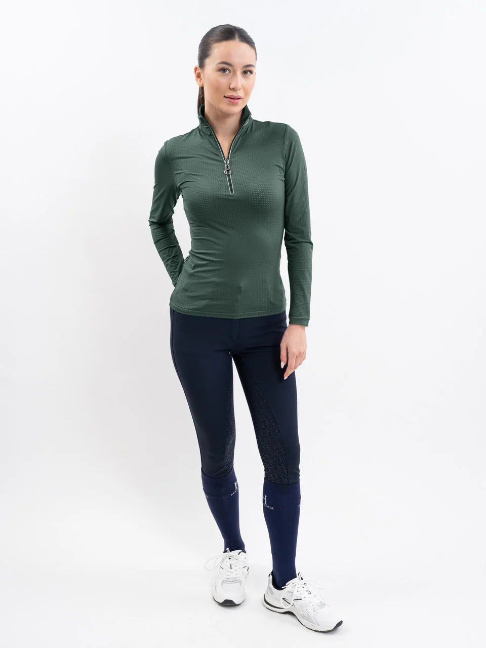 HARCOUR BREEZI PERFORATED ZIP UP TRAINING SHIRT