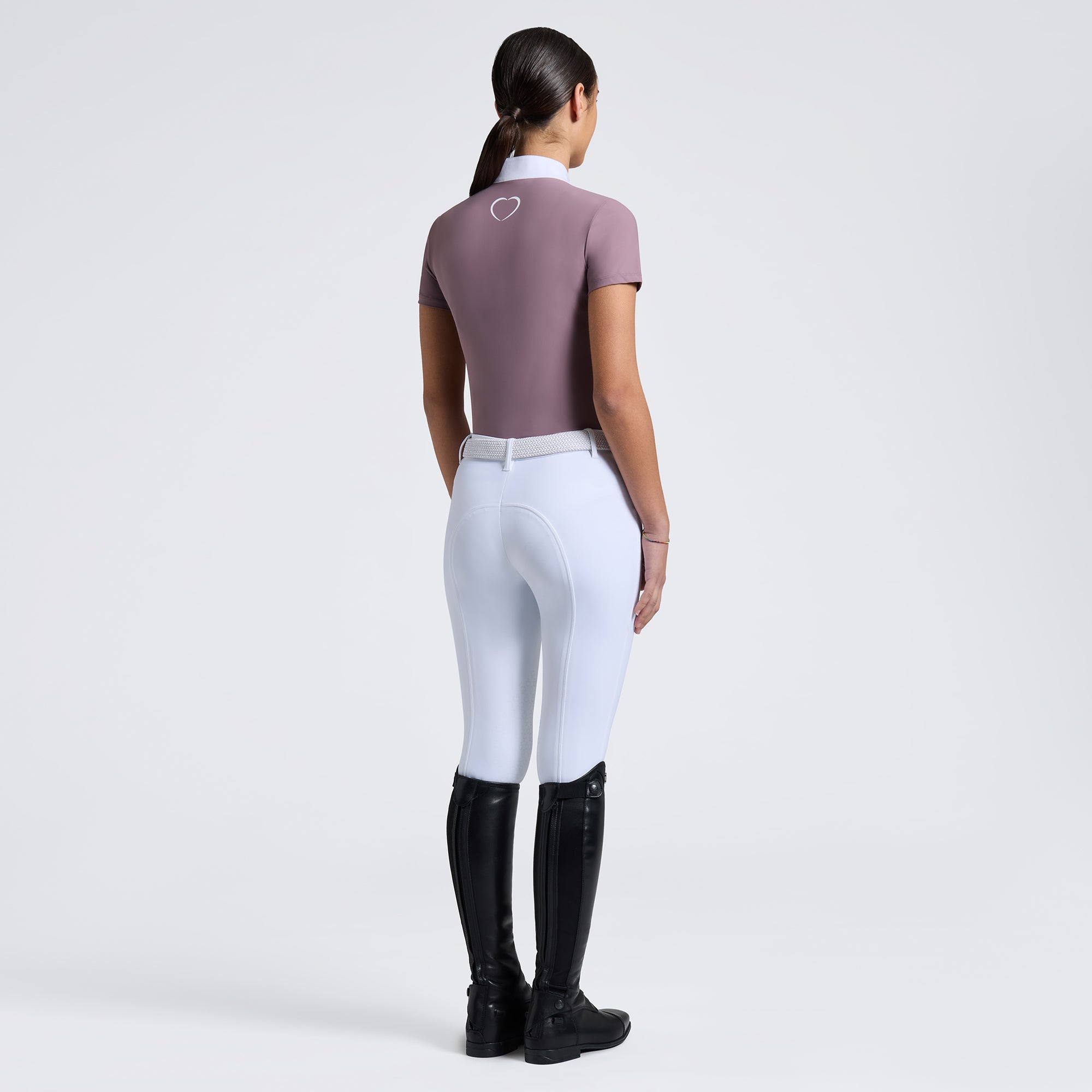 CAVALLERIA TOSCANA GIRLS Jersey Competition Shirt with Embroidered Logo