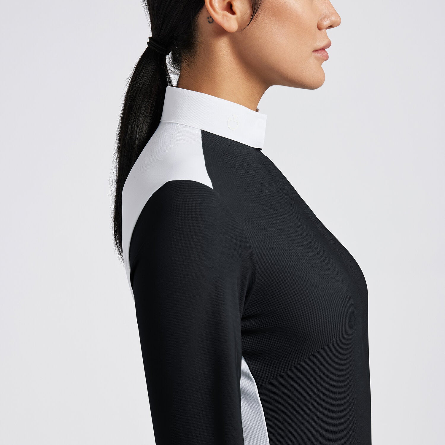 CAVALLERIA TOSCANA WOMENS HEAT SEALED PERFORMANCE L/S COMPETITION SHIRT