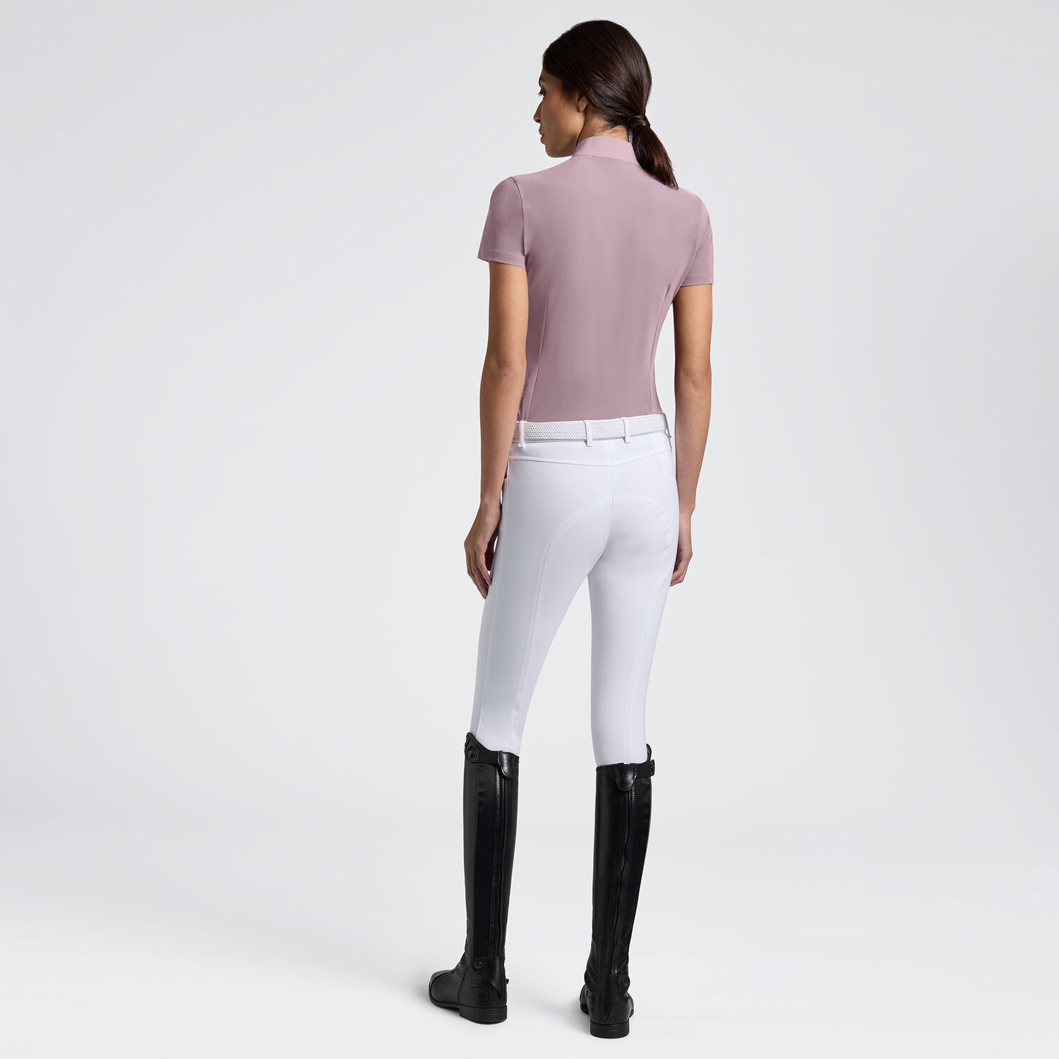 CAVALLERIA TOSCANA WOMEN'S S/S PERFORATED JERSEY COMPETITION SHIRT