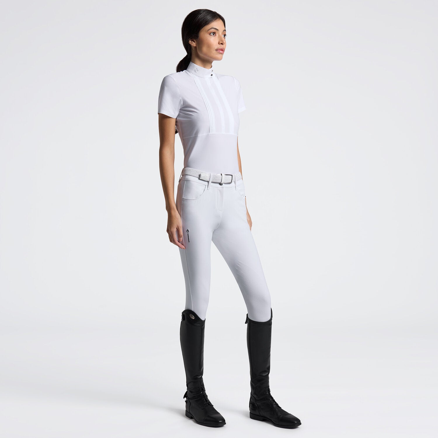 CAVALLERIA TOSCANA WOMEN'S S/S HEAT SEALED BIB COMPETITION SHIRT