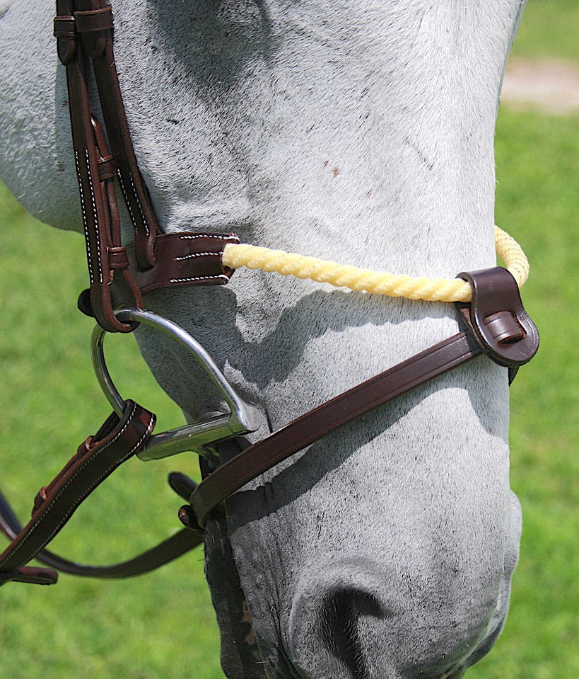 AVILA EQUESTRIAN ROPE NOSEBAND (BRASS)