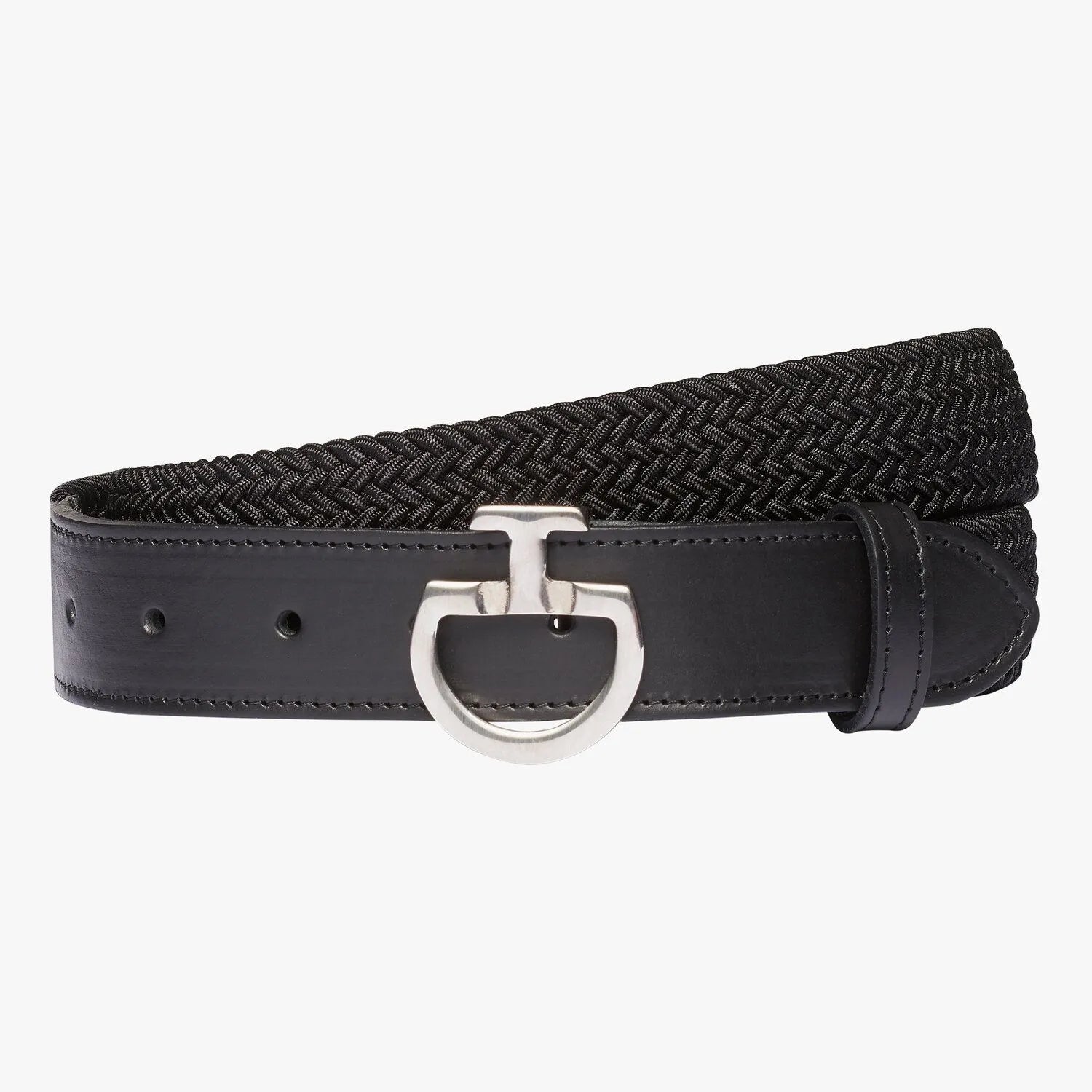 CAVALLERIA TOSCANA Men's Elastic Belt CT Clasp