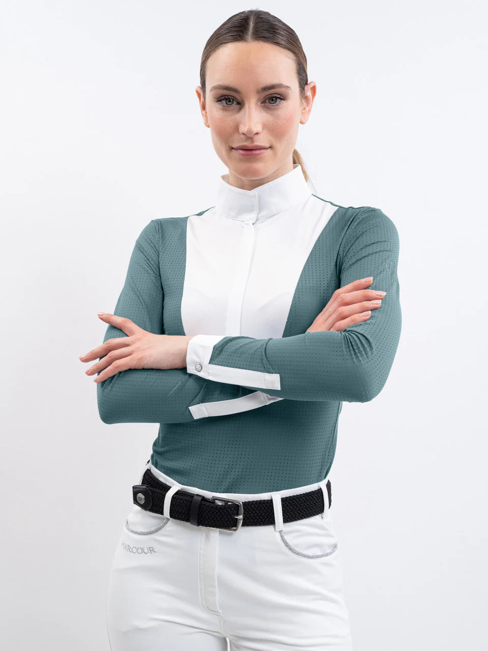 HARCOUR COCO WOMEN'S LONG SLEEVE COMPETITION POLO