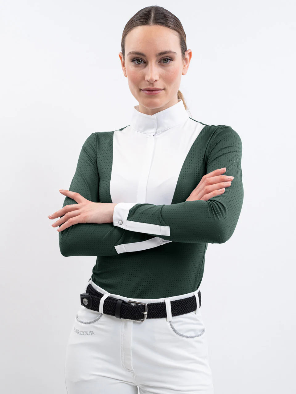 HARCOUR COCO WOMEN'S LONG SLEEVE COMPETITION POLO