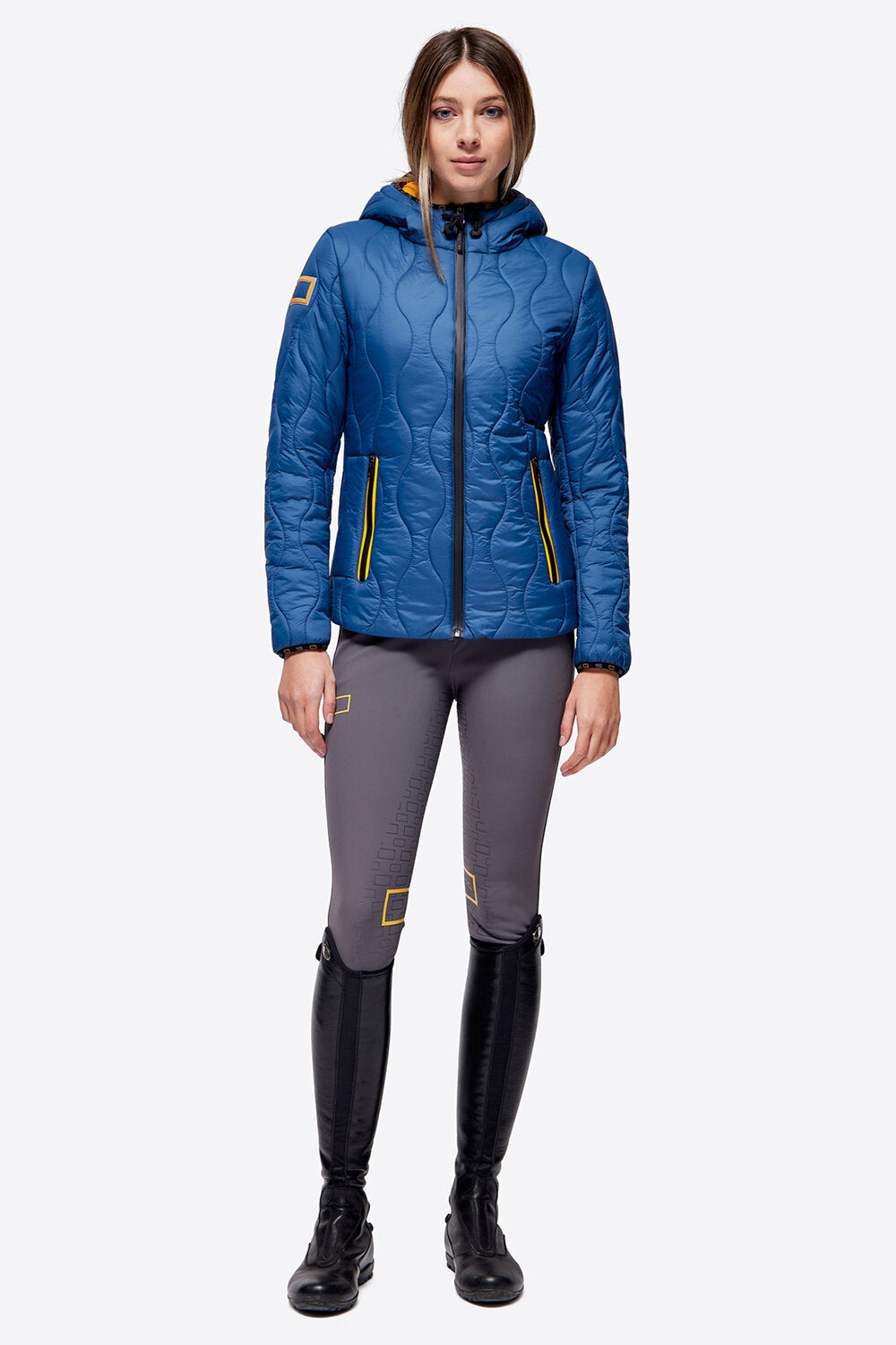 RG WOMENS Nylon Hooded Puffer Jacket